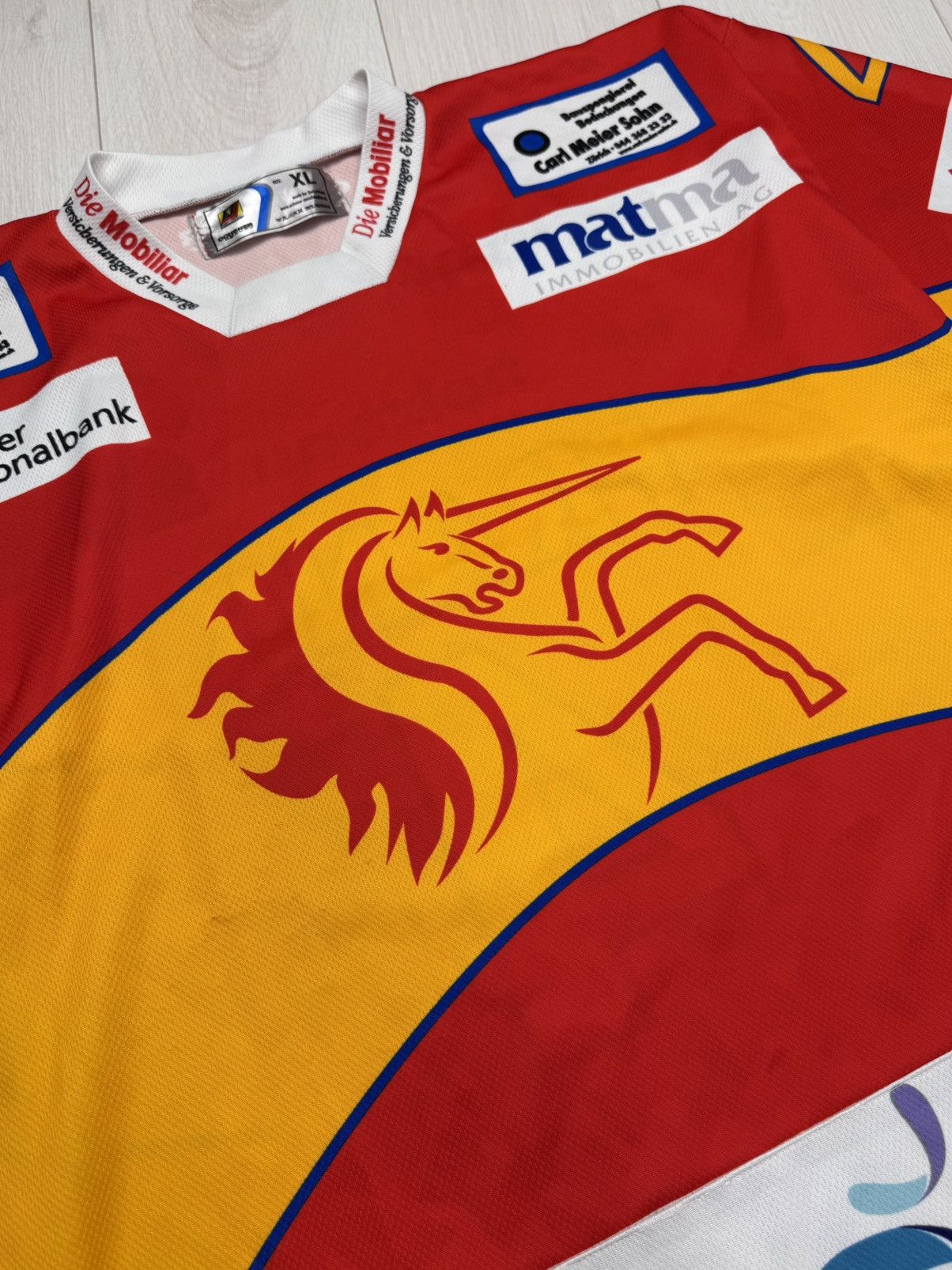 NHL OCHSNER Ehc Dubendorf #4 FRANK Swiss Hockey Jersey Size XL Size US XL / EU 56 / 4 - 5 Thumbnail
