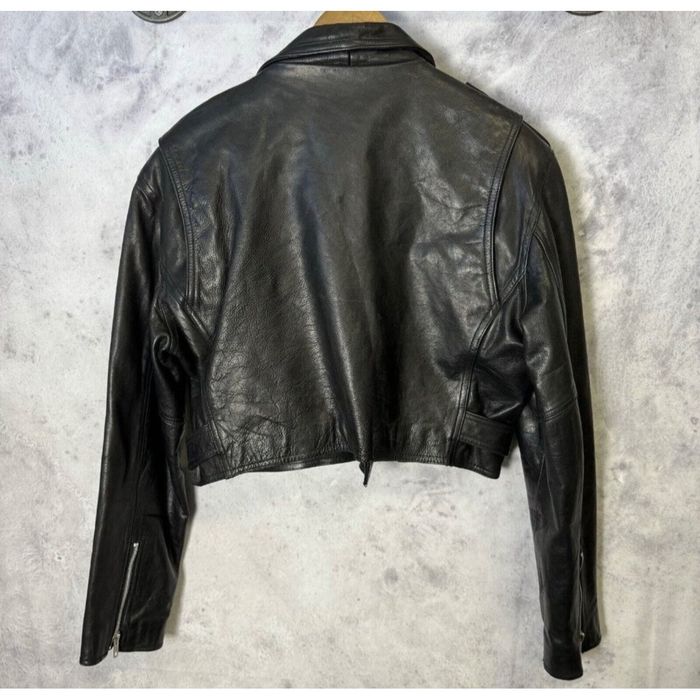 Vintage Vintage 90s Contempo Casuals Leather Jacket Crop Motorcycle ...