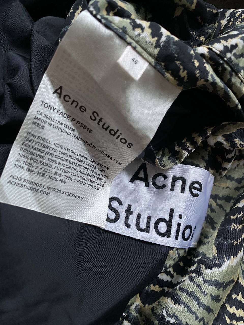 Acne Studios 🫧Acne Studios Tony Face Light Jacket PSS16 Size US S / EU 44-46 / 1 - 11 Thumbnail