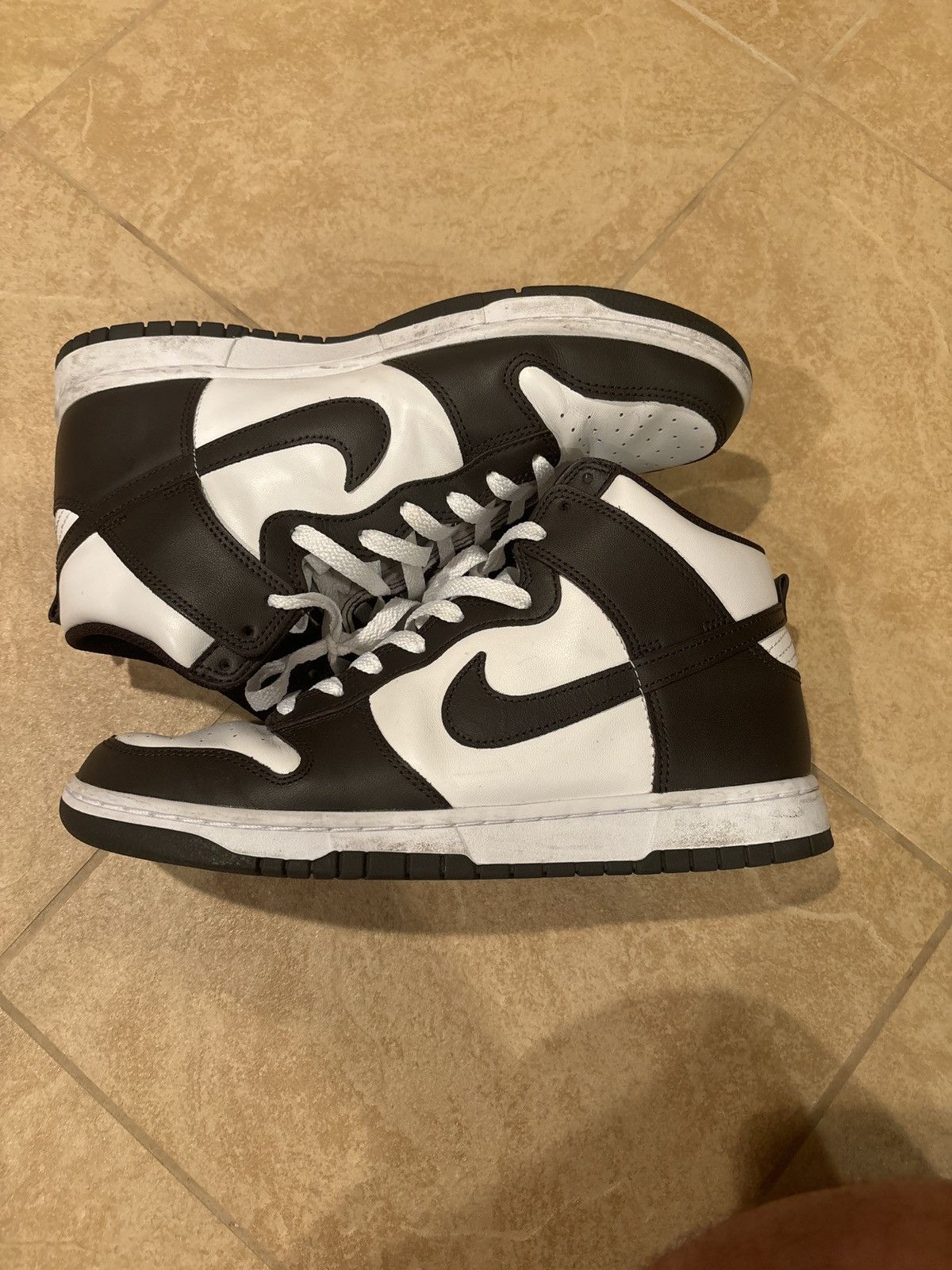 Nike Nike dunk high brown white Size US 10 / EU 43 - 6 Thumbnail
