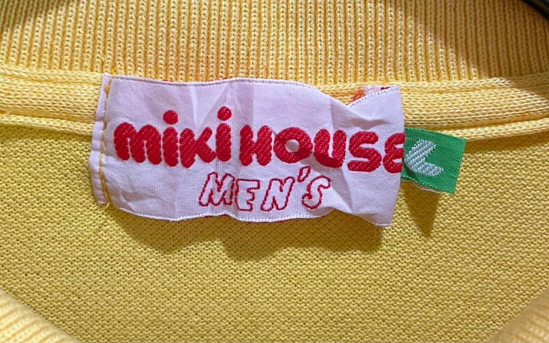 Japanese Brand MIKIHOUSE SPELLOUT POLO SHIRT Size US L / EU 52-54 / 3 - 4 Thumbnail
