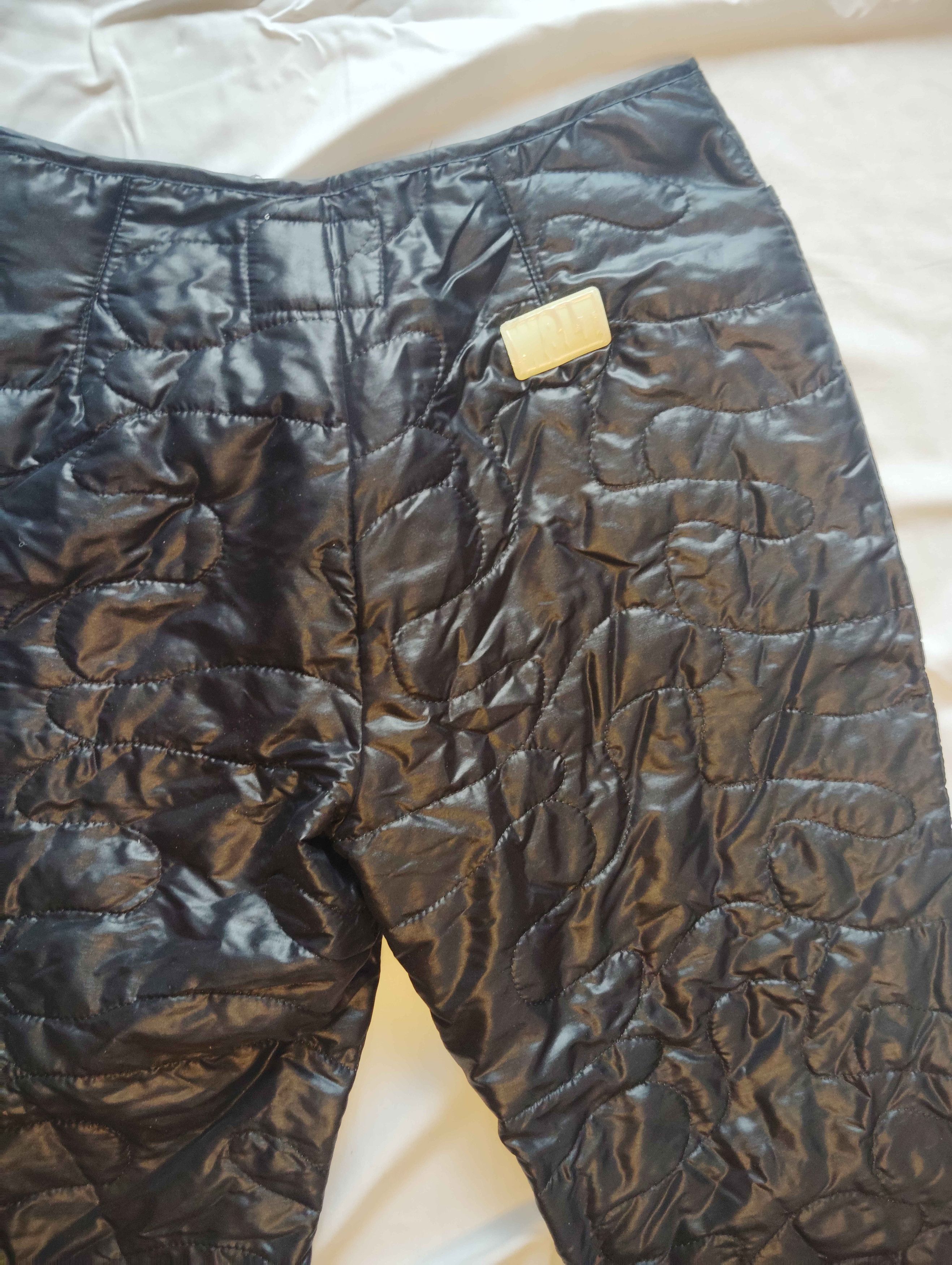 Walter Van Beirendonck W&LT "Wonderland" AW1996 Black Quilted Pants + W Charm Size US 30 / EU 46 - 3 Thumbnail