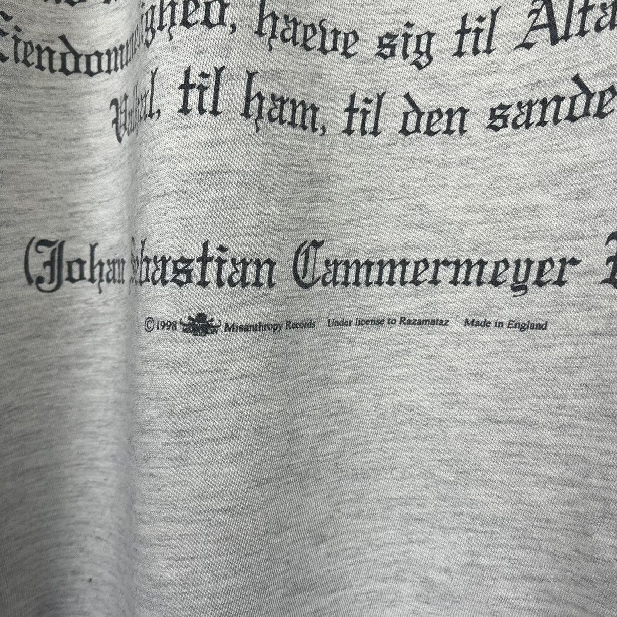 Band Tees Vintage Burzum Filosofem album rare rock band tee 1998 Size US M / EU 48-50 / 2 - 11 Thumbnail