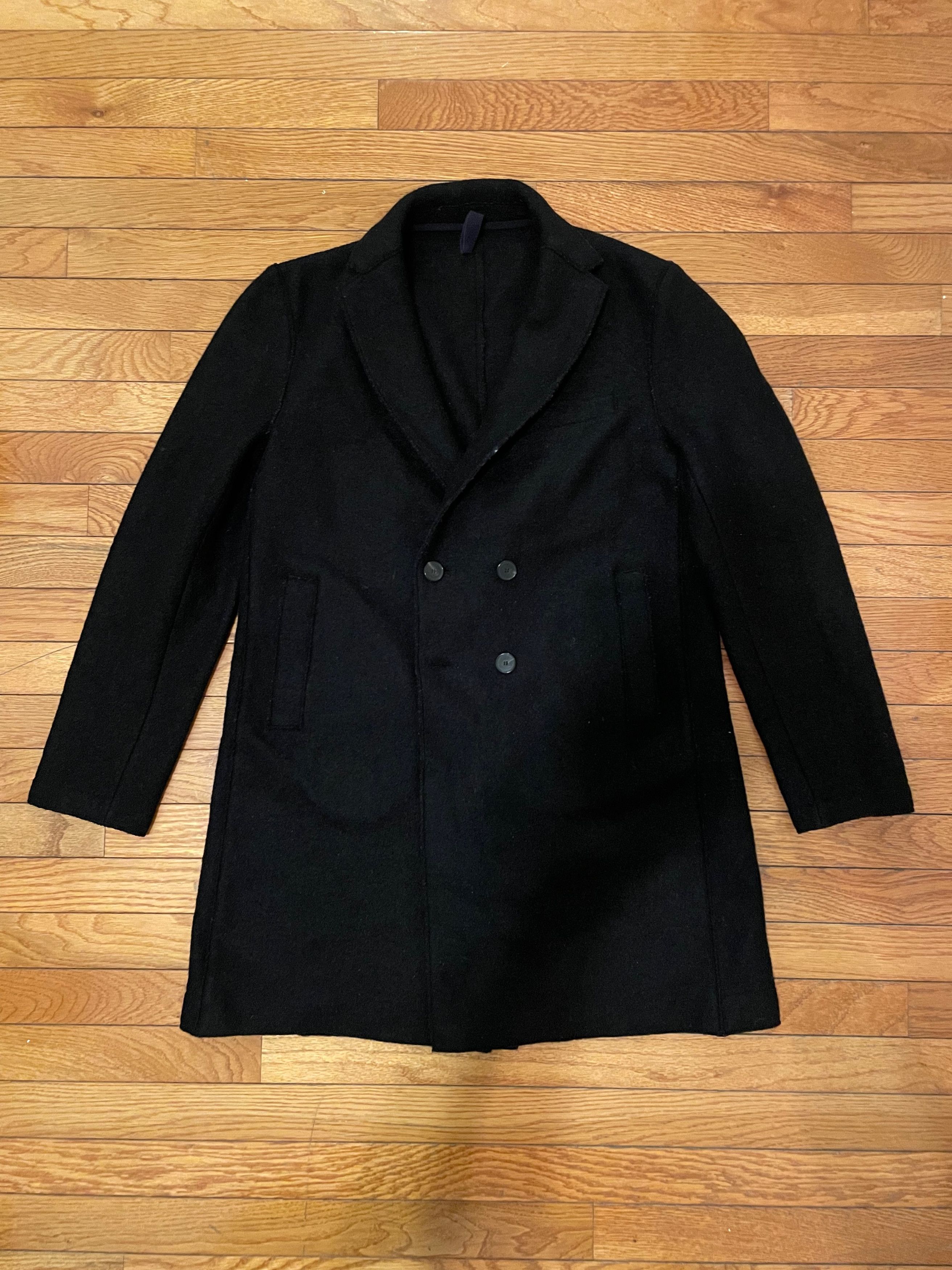 Harris Wharf London Pressed Wool Double Breated Coat Size US M / EU 48-50 / 2 - 1 Thumbnail