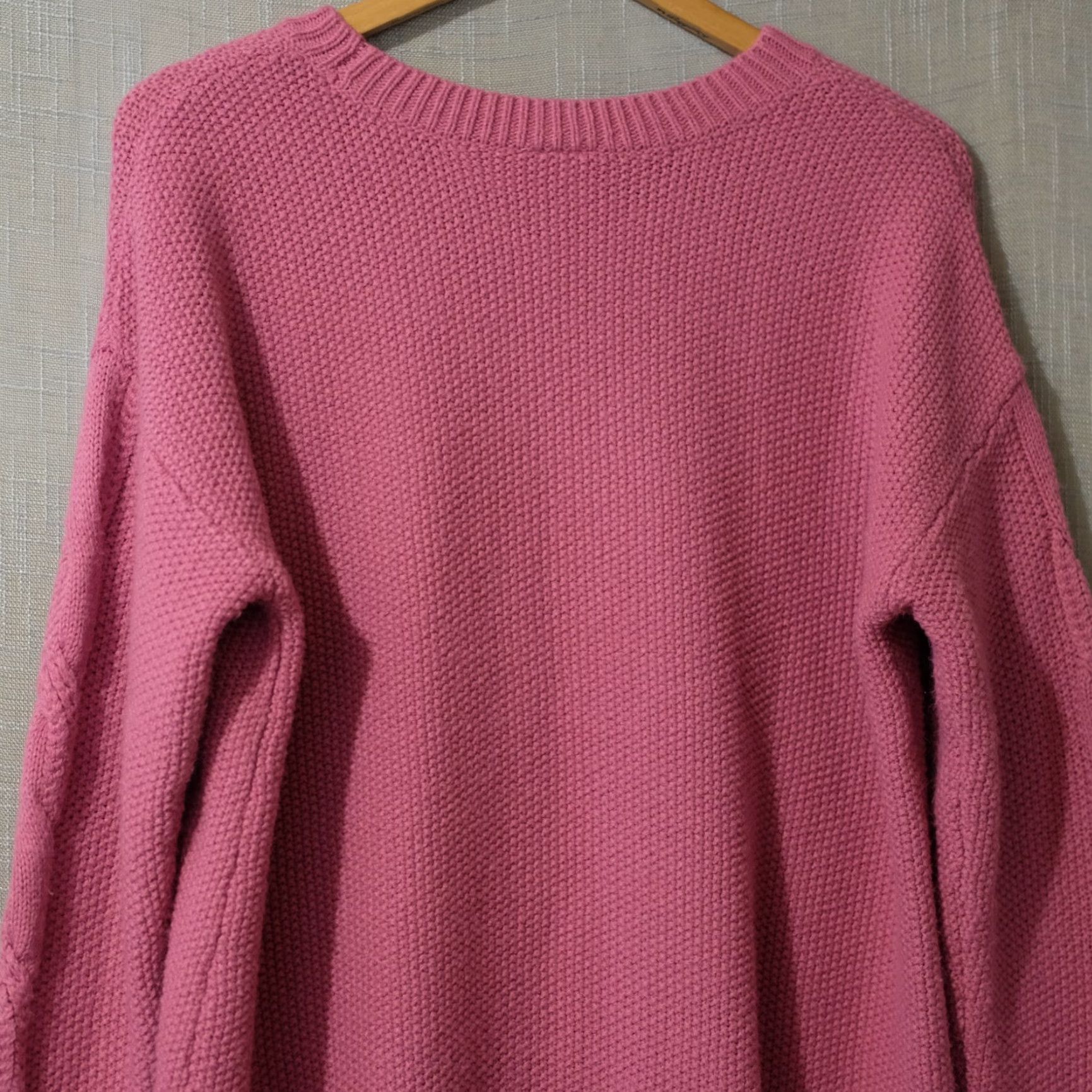 Vintage St Johns Bay Sweater Cable-Knit Pullover Soft Purple Women's XL Knit Pullover Casual Sweater Women's XL Purple Knit Crew Neck Size XL / US 12-14 / IT 48-50 - 6 Thumbnail