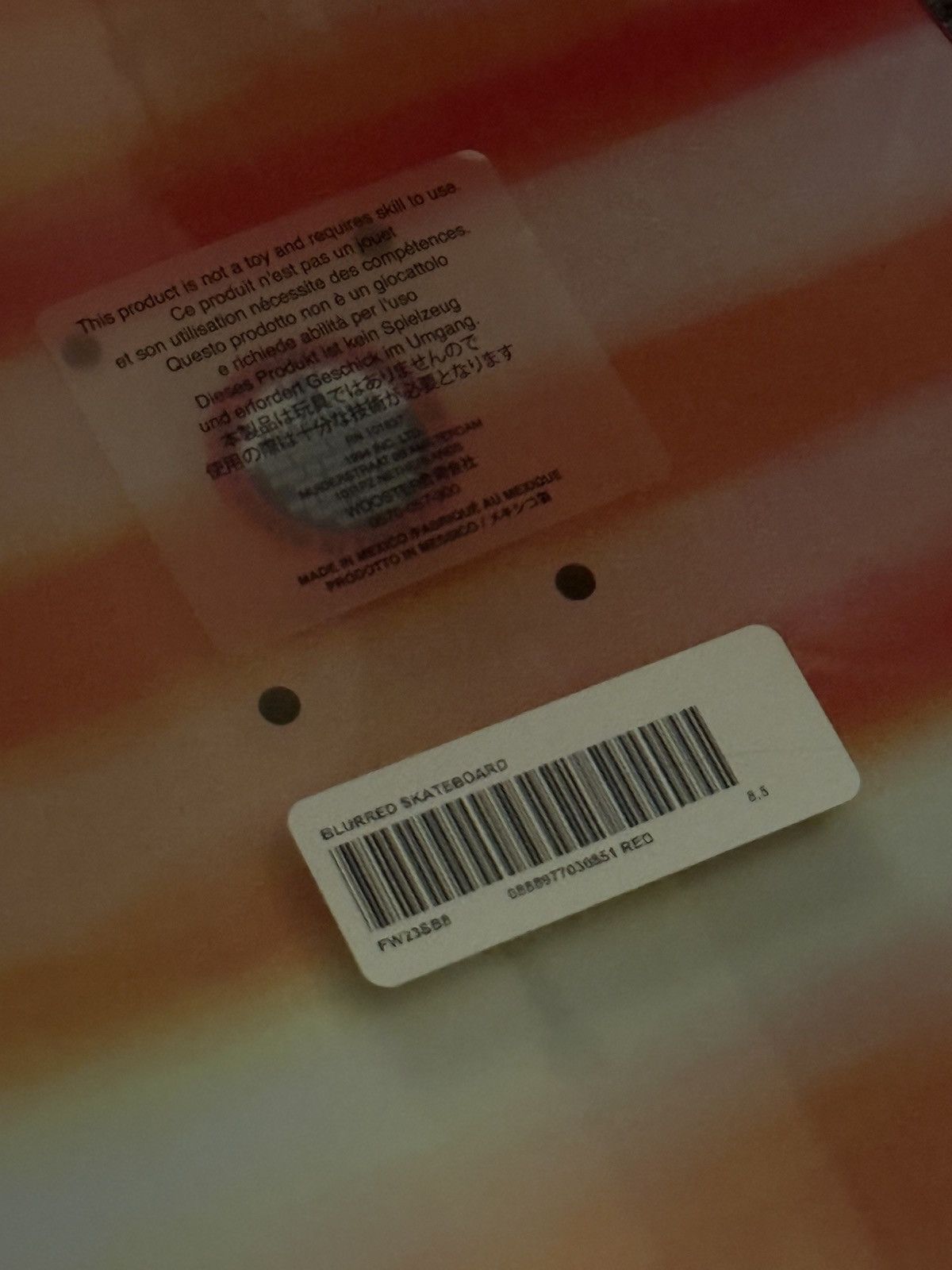 Supreme Supreme Blurred Red Skate deck Size ONE SIZE - 3 Thumbnail