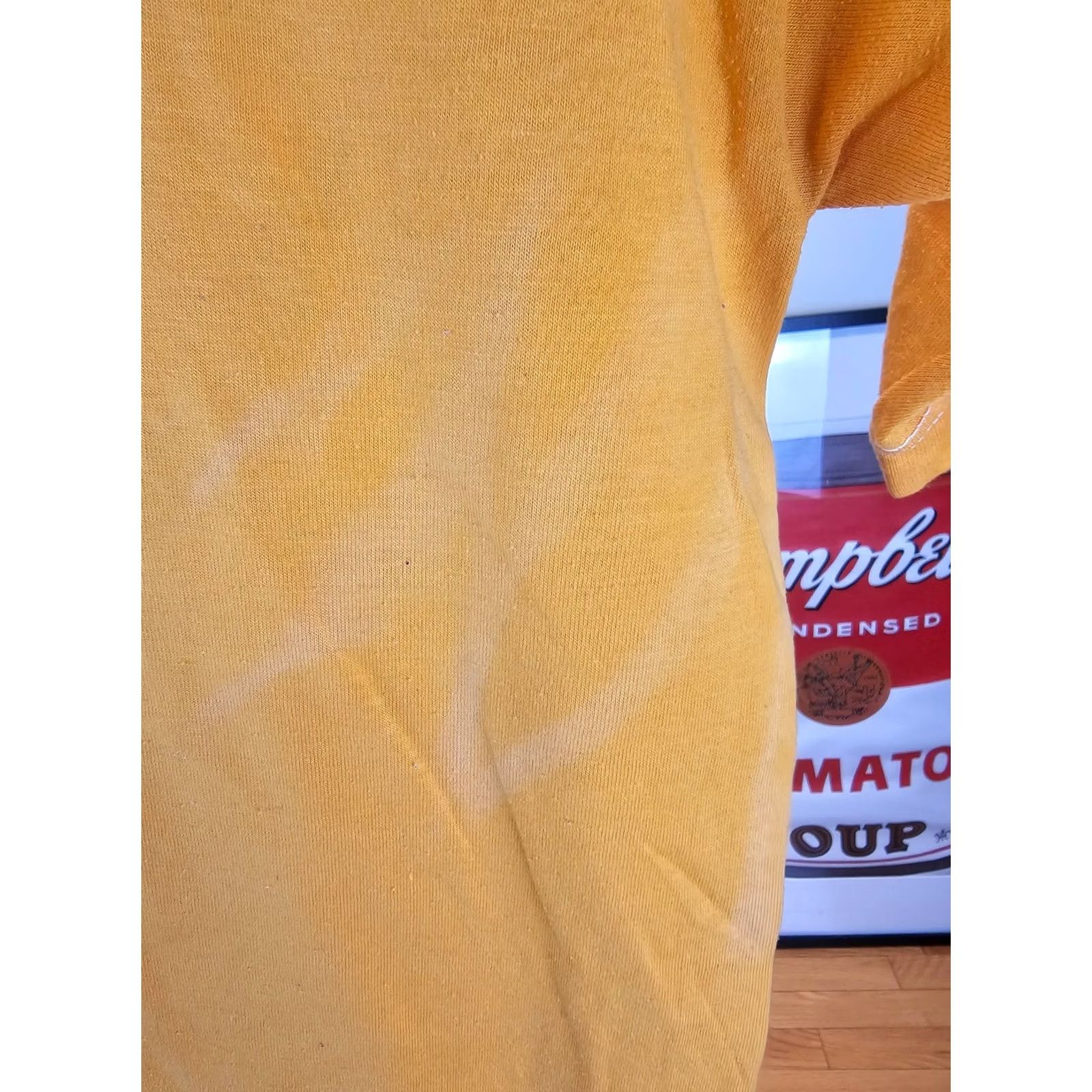 Vintage VINTAGE Sportswear Shirt Mens T-Shirt Yellow 50/50 Football Jersey SZ M 70's 18 INCH 26 INCH Cotton Short Sleeve Round Neck Classic Size US M / EU 48-50 / 2 - 7 Thumbnail