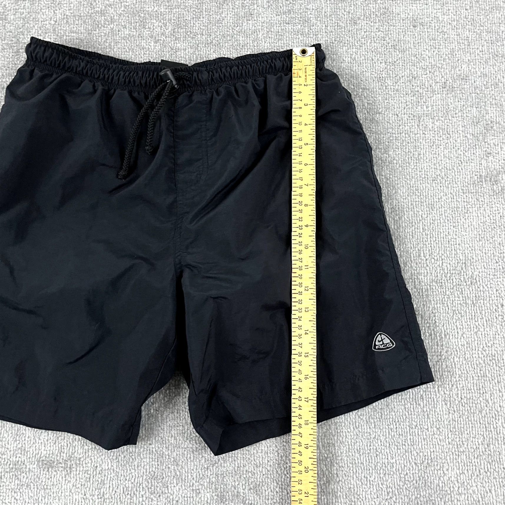 Nike VINTAGE Nike Men's Athletic Shorts 7 Inch Inseam Black Sportswear Retro Cycling Activewear Size US 33 - 5 Thumbnail