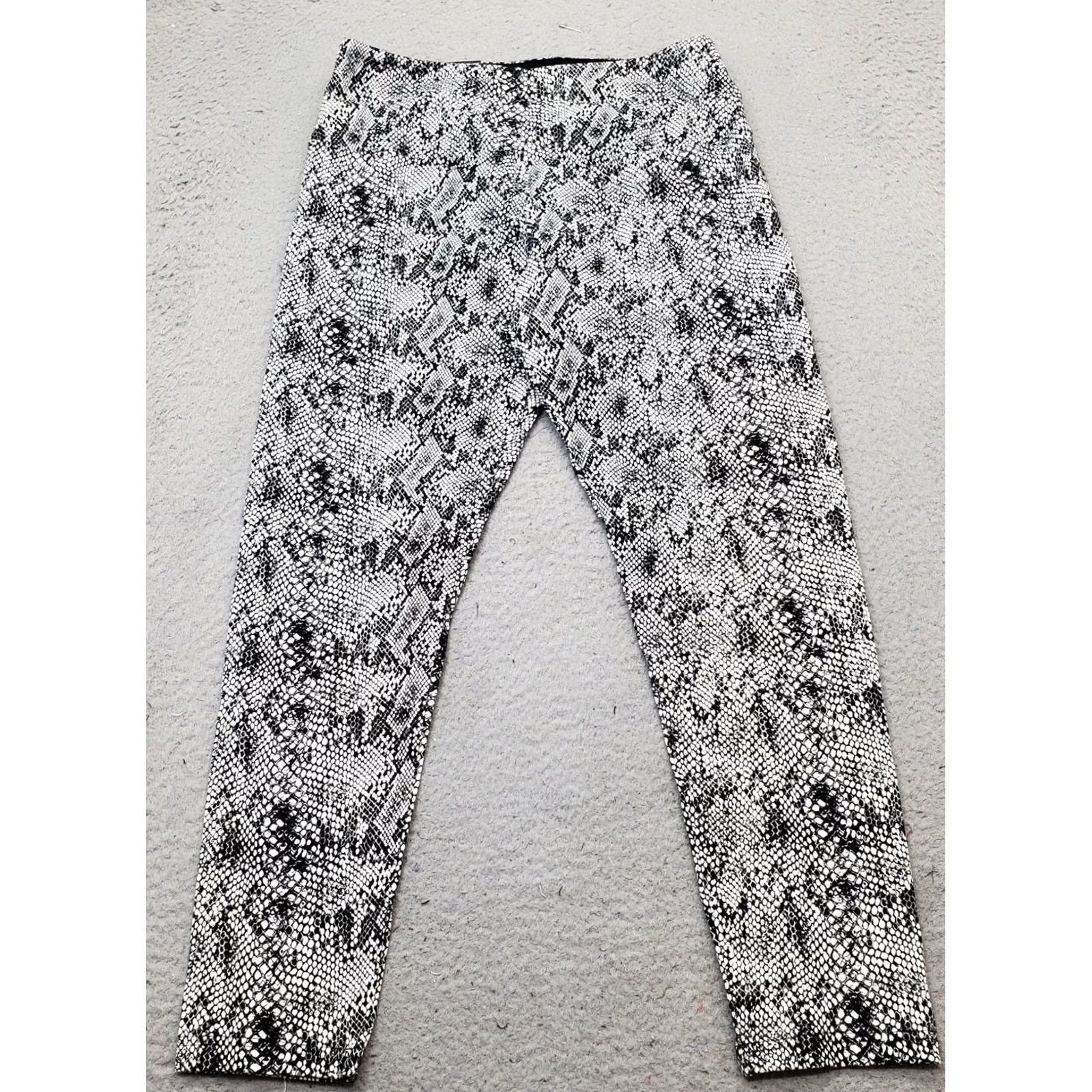 Casablanca Casablanca Leggings Womens Medium Multi Snakeskin Print Stretch Pull On Size 32" / US 10 / IT 46 - 2 Thumbnail