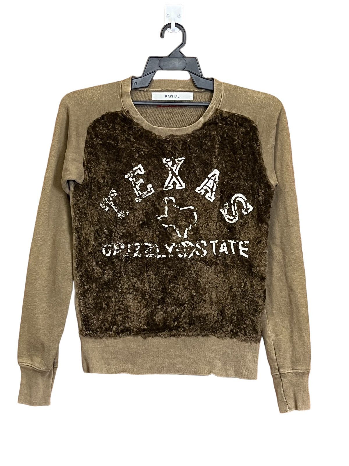 Kapital KAPITAL TEXAS GRIZZLY STATE CREWNECK SWEATSHIRT Size US S / EU 44-46 / 1 - 1 Thumbnail