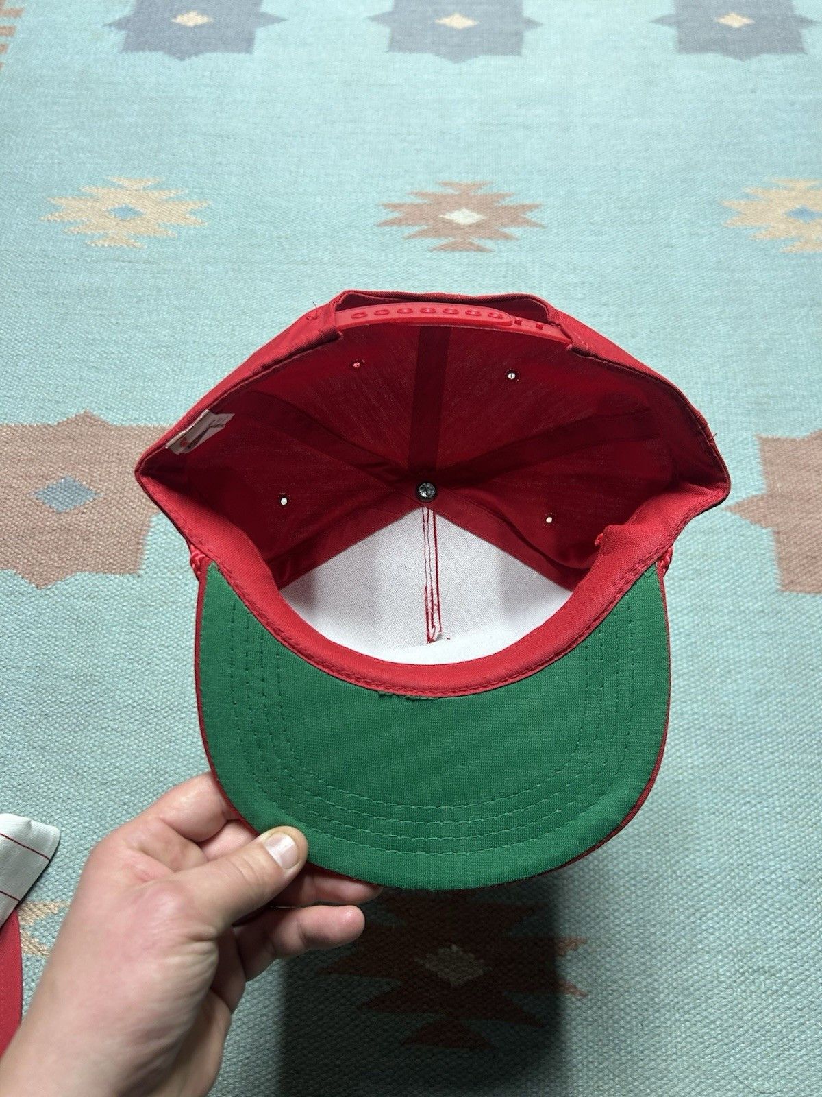 Vintage Vintage SnapBack hat cap Jursik truck equipment Michigan red Size ONE SIZE - 5 Thumbnail