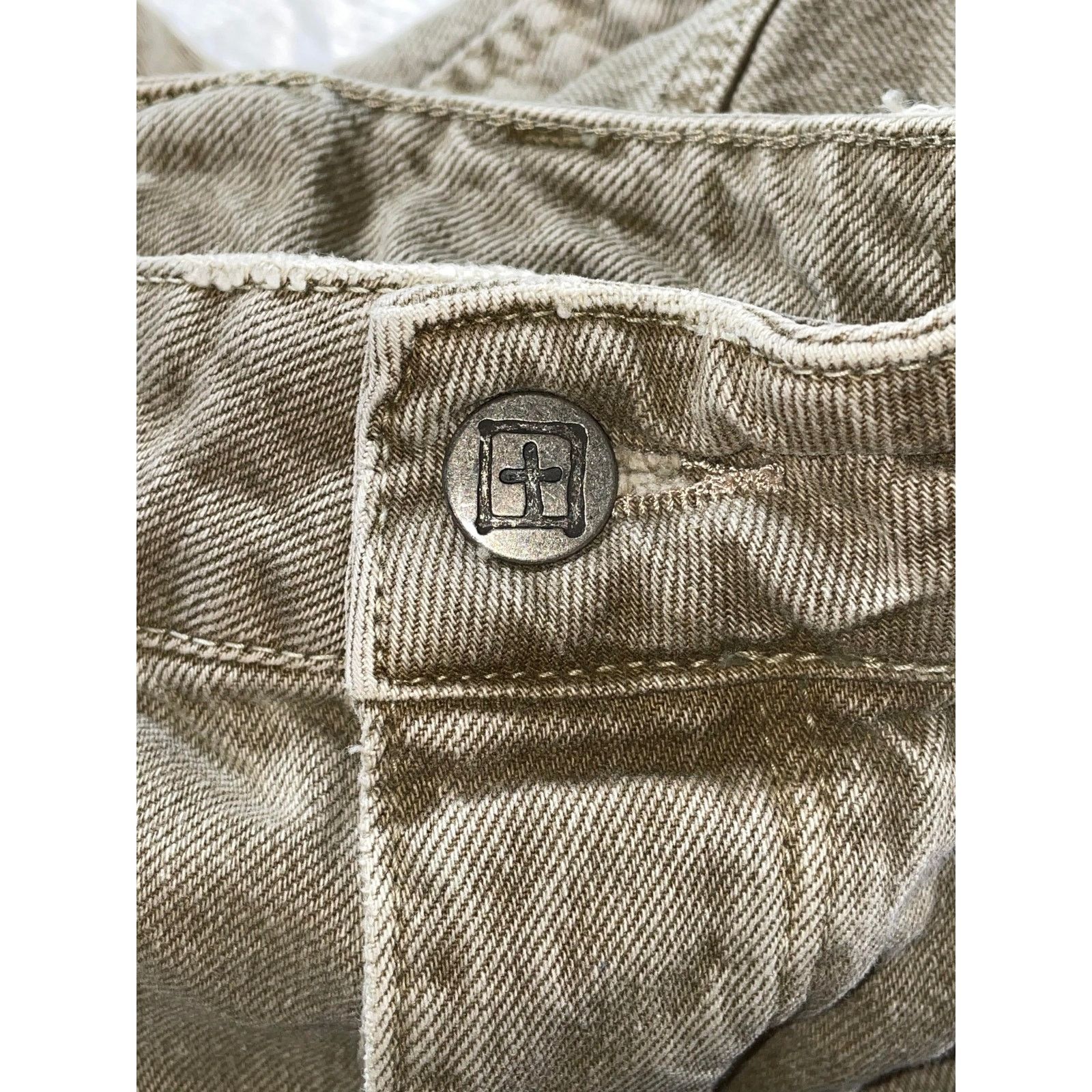 Ksubi Ksubi Khaki Jean Shorts Size US 28 / EU 44 - 3 Thumbnail