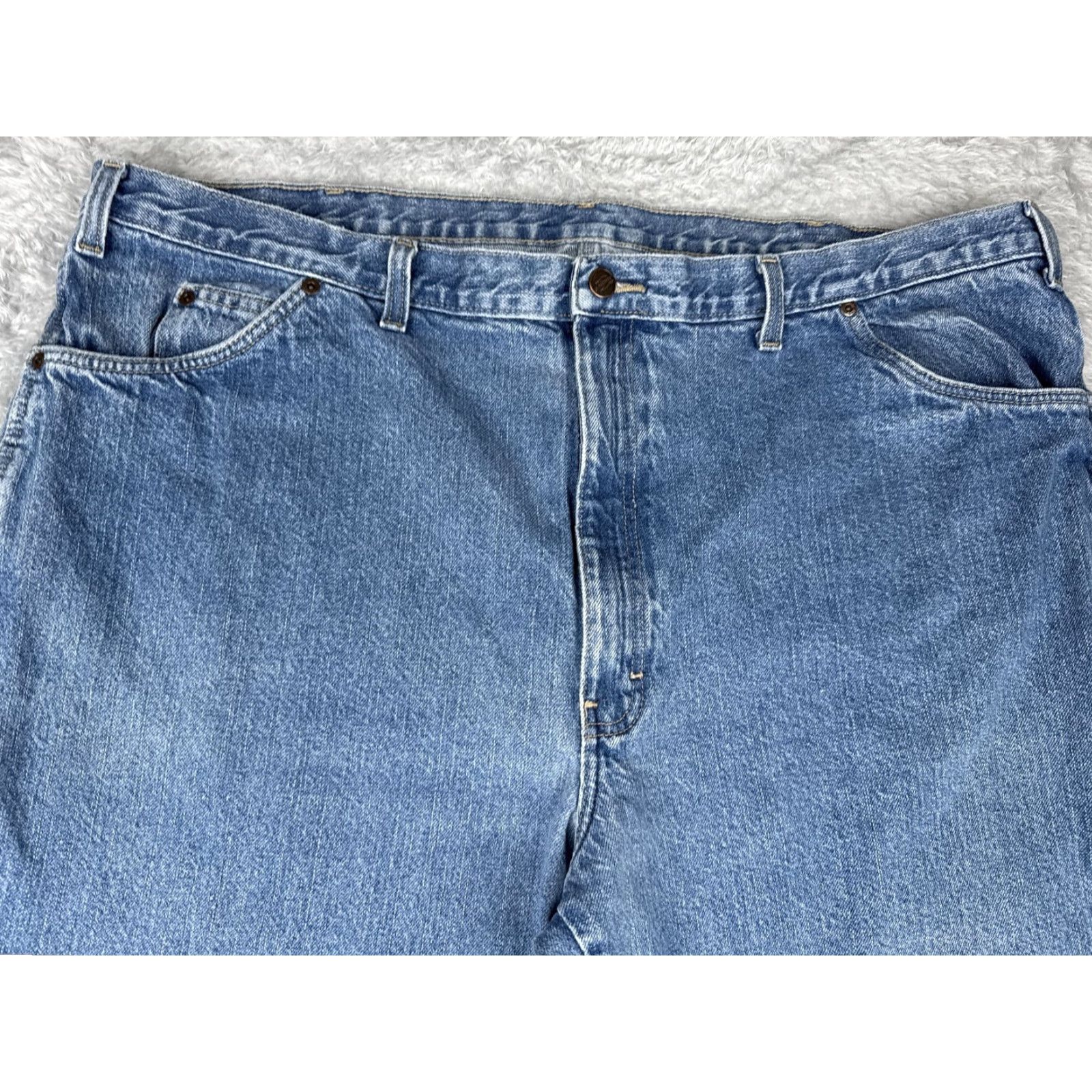 Dickies Dickies Jeans Mens 44x31 Blue Carpenter Workwear Utility Hammer Loop Relaxed Fit Jeans Mens Blue 5-Pocket Dickies USA Size US 44 / EU 60 - 4 Thumbnail