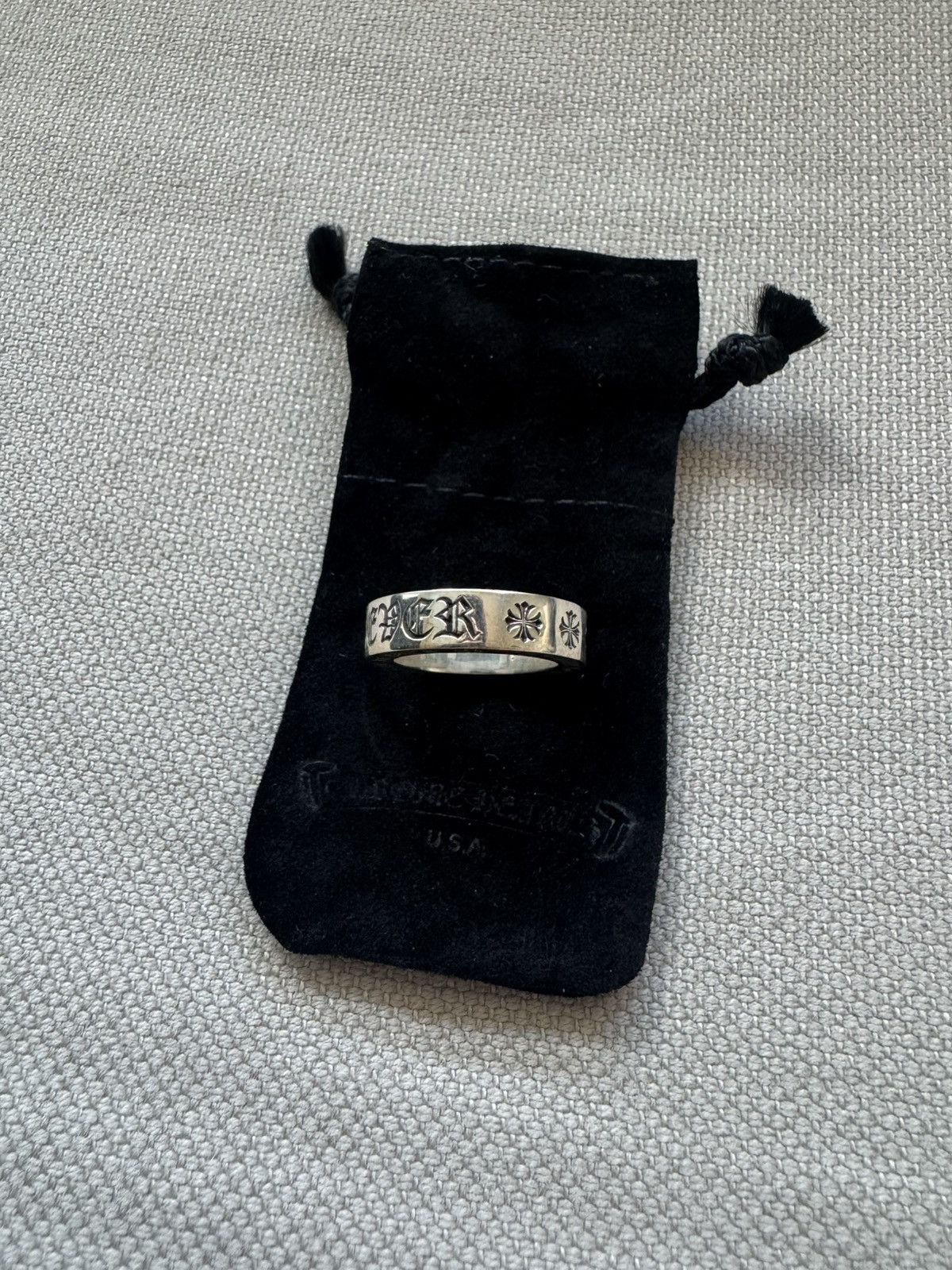 Chrome Hearts Chrome Hearts .925 Sterling Silver 6mm Forever Spacer Ring Size ONE SIZE - 3 Thumbnail