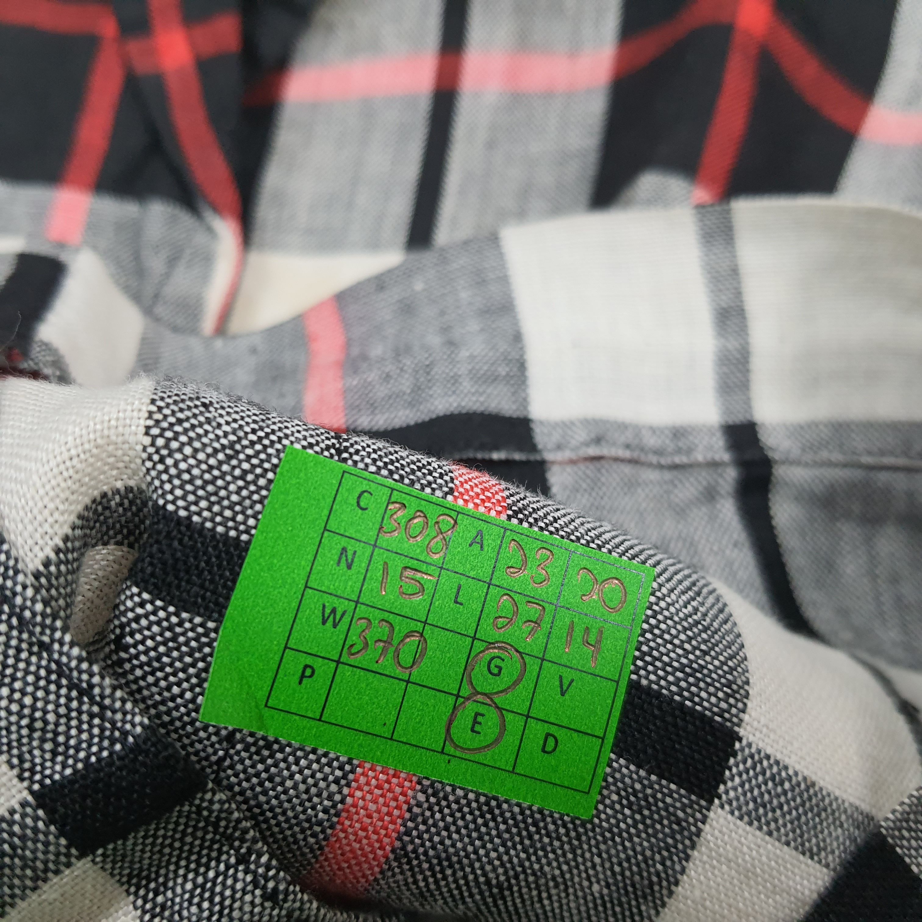 Givenchy Vintage Givenchy Glamour Plaid Linen Blazer Jacket C308N15 Size L / US 10 / IT 46 - 8 Thumbnail
