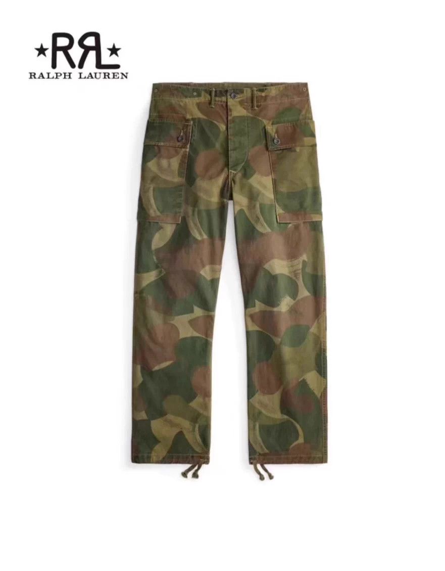 RRL Ralph Lauren RRL 26S Ranger Belgian Brushstroke Camo W30L30 NWT Size US 30 / EU 46 - 2 Thumbnail