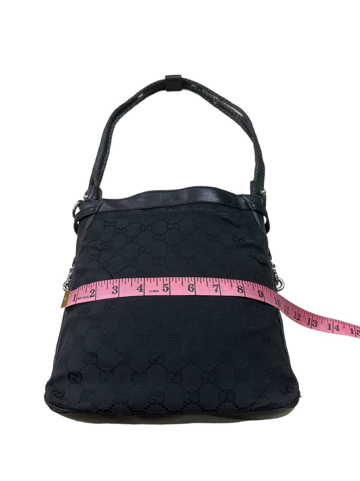 Gucci × Vintage AUTHENTIC VINTAGE GUCCI GG BRAIDED STRAP SHOULDER BAG Size ONE SIZE - 16 Thumbnail