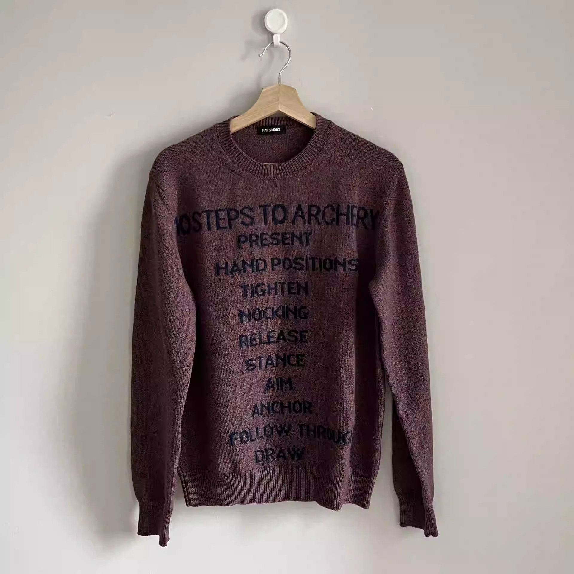 Raf Simons Berry English Sweater