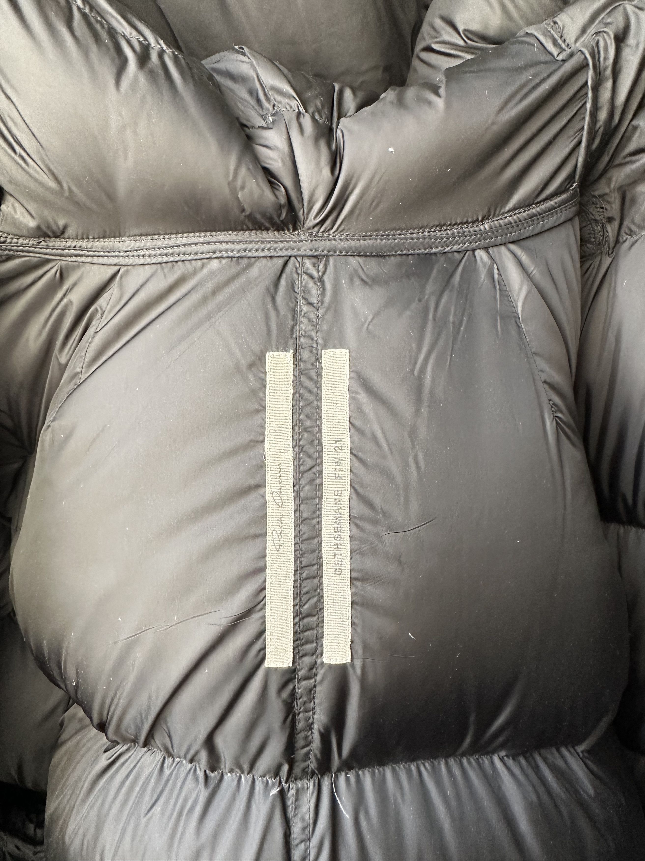 Rick Owens Black LS Liner Down Coat / Puffer Size US XS / EU 42 / 0 - 5 Thumbnail