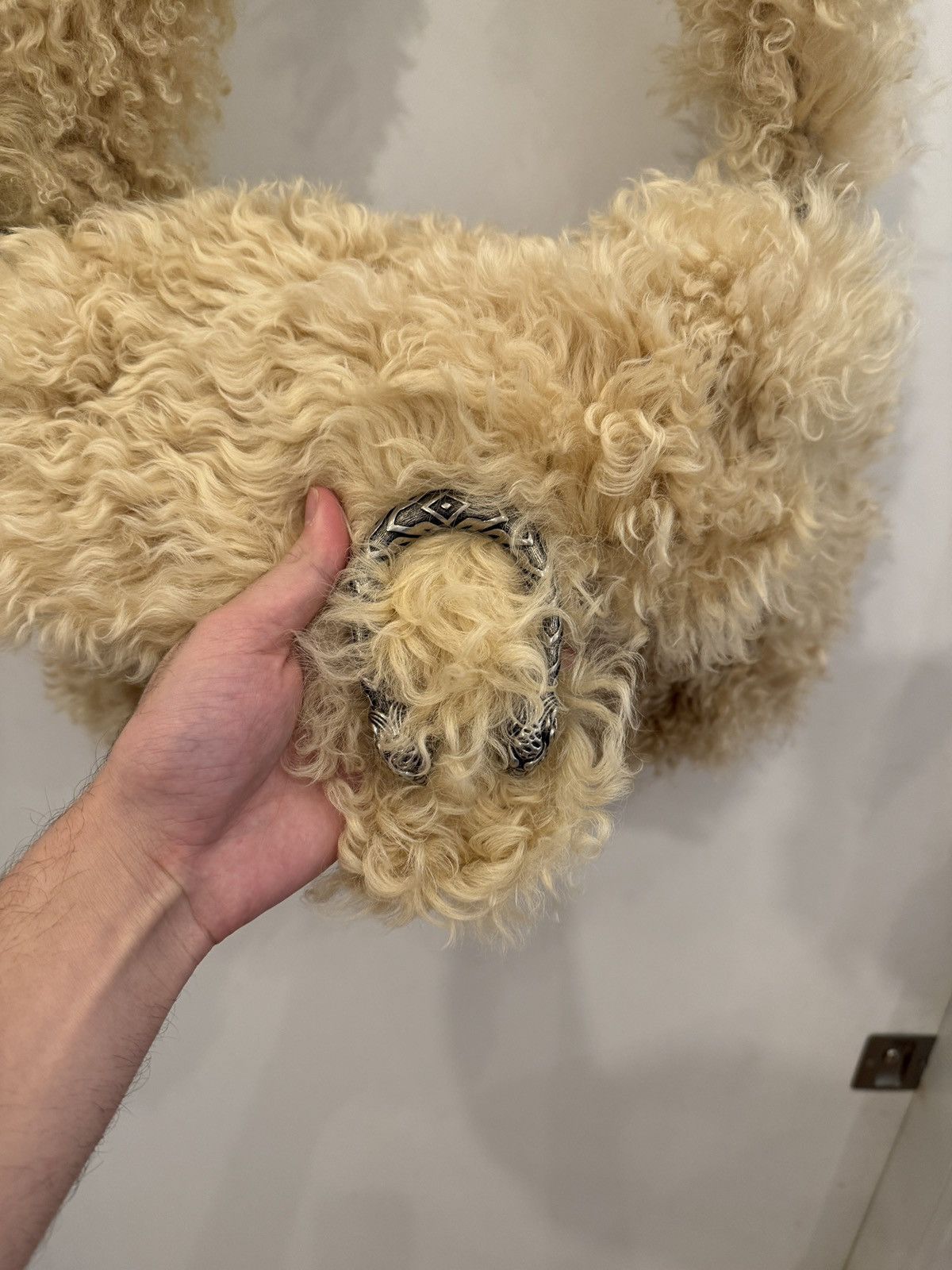 Gucci Shearling Crossbody Bag Size ONE SIZE - 4 Thumbnail