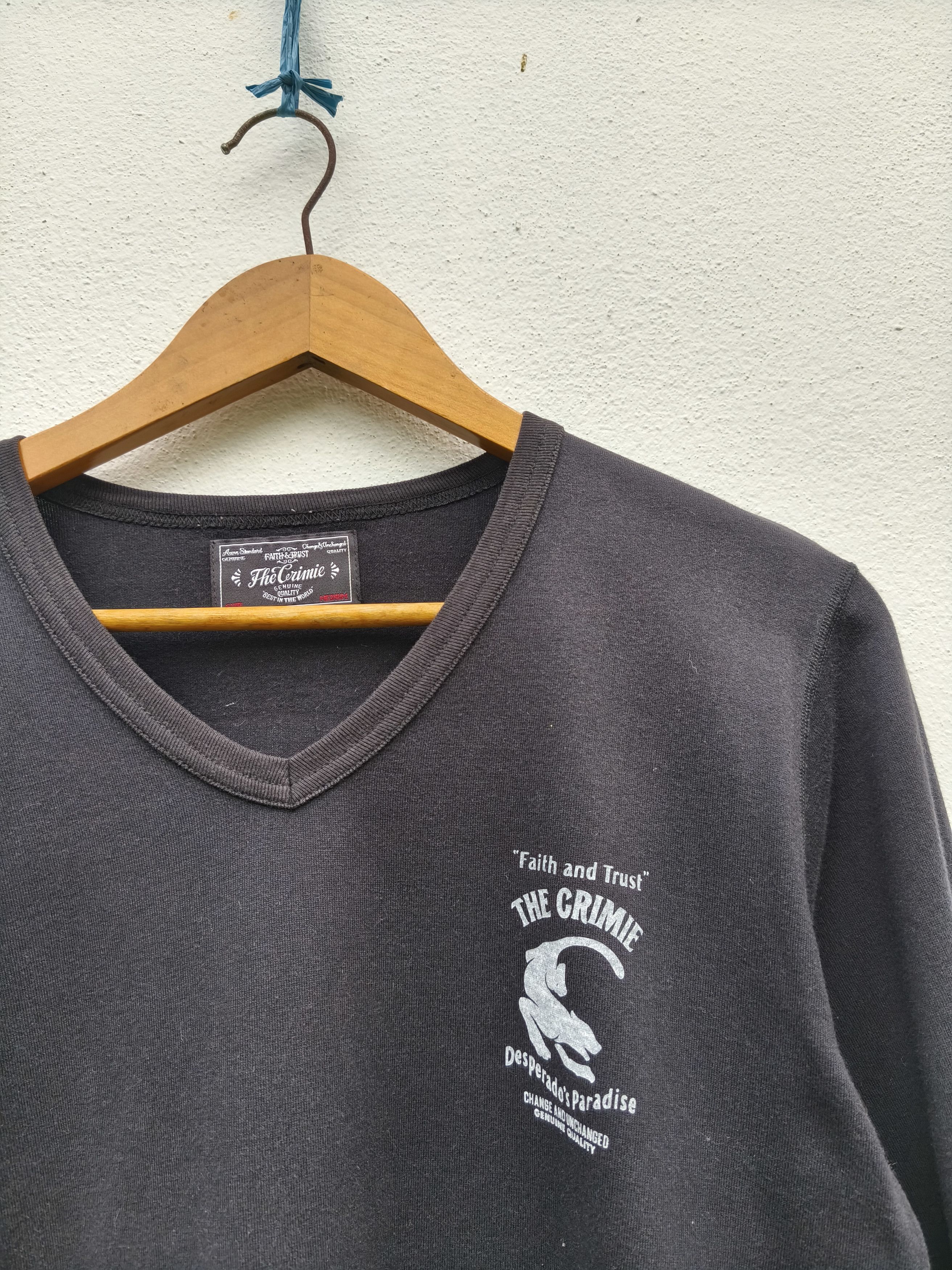 If Six Was Nine 🔥 Faith & Trust V neck long sleeve t shirt if six was nine Size US M / EU 48-50 / 2 - 4 Thumbnail