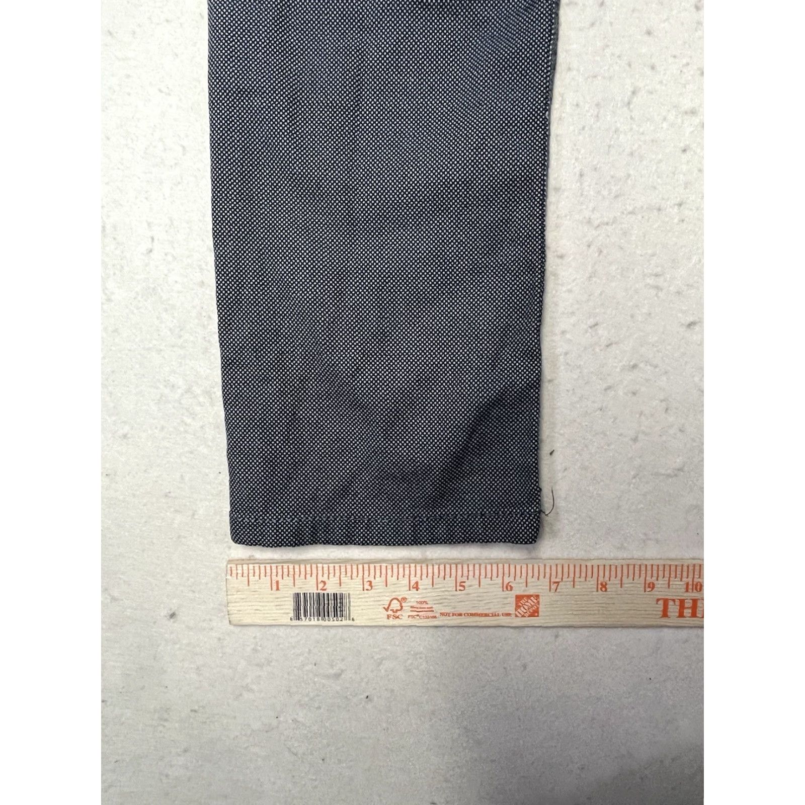 BRAX Brax Cooper Fancy Regular Pants Men Size 30 x 32 Gray Black Slim Button Pockets Knit Cotton Blend Straight Leg Chino Casual Travel Size US 30 / EU 46 - 6 Thumbnail