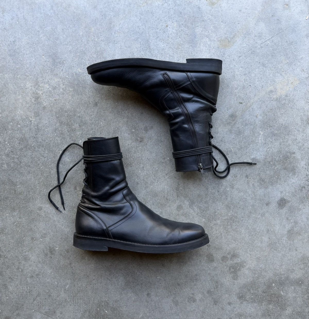 Ann Demeulemeester Ann demeulemeester back lace boots size 46 Size US 13 / EU 46 - 1 Thumbnail