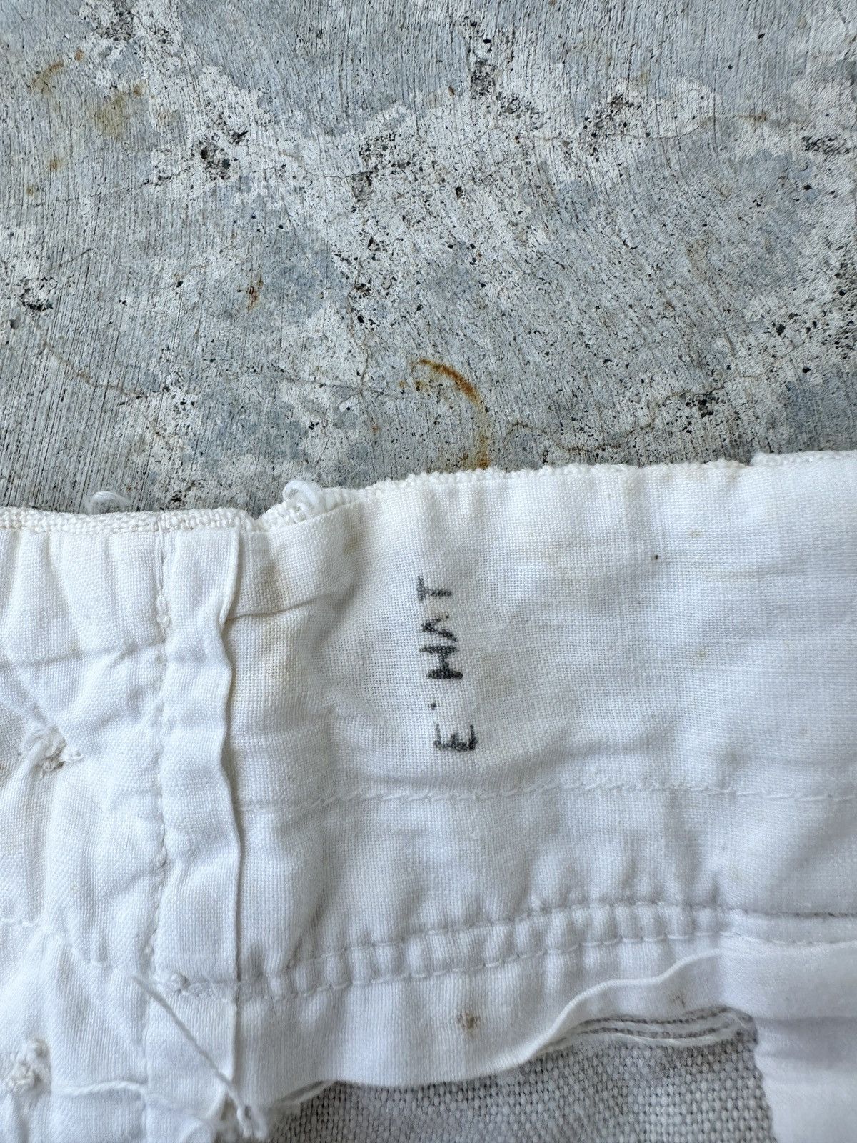Vintage 50s-60s USN Navy Sailor Stained Dirty White pant Size US 36 / EU 52 - 13 Thumbnail