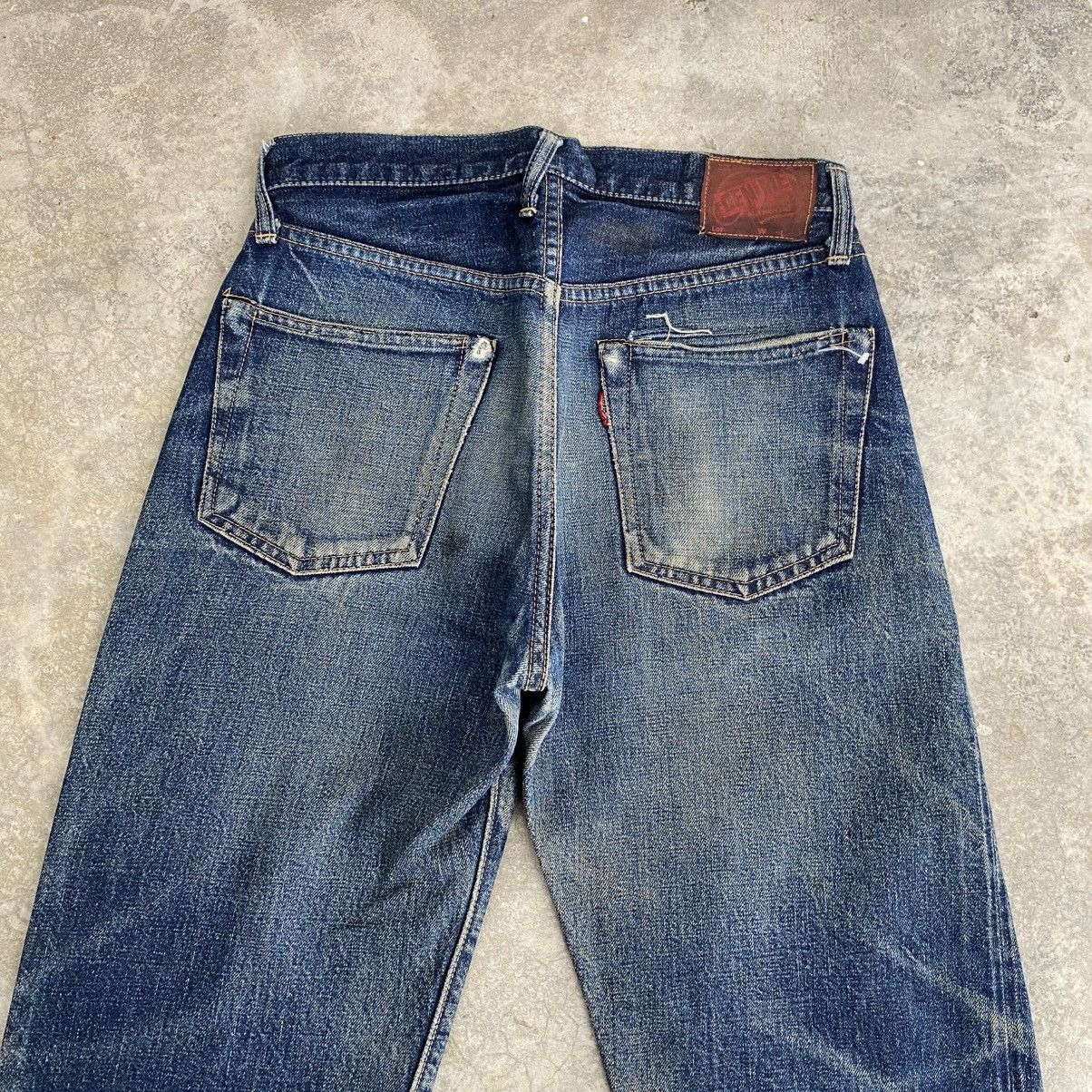 Denime Vintage 90’s Denime Japan Faded Blue Selvedge Jeans Size US 29 - 11 Thumbnail