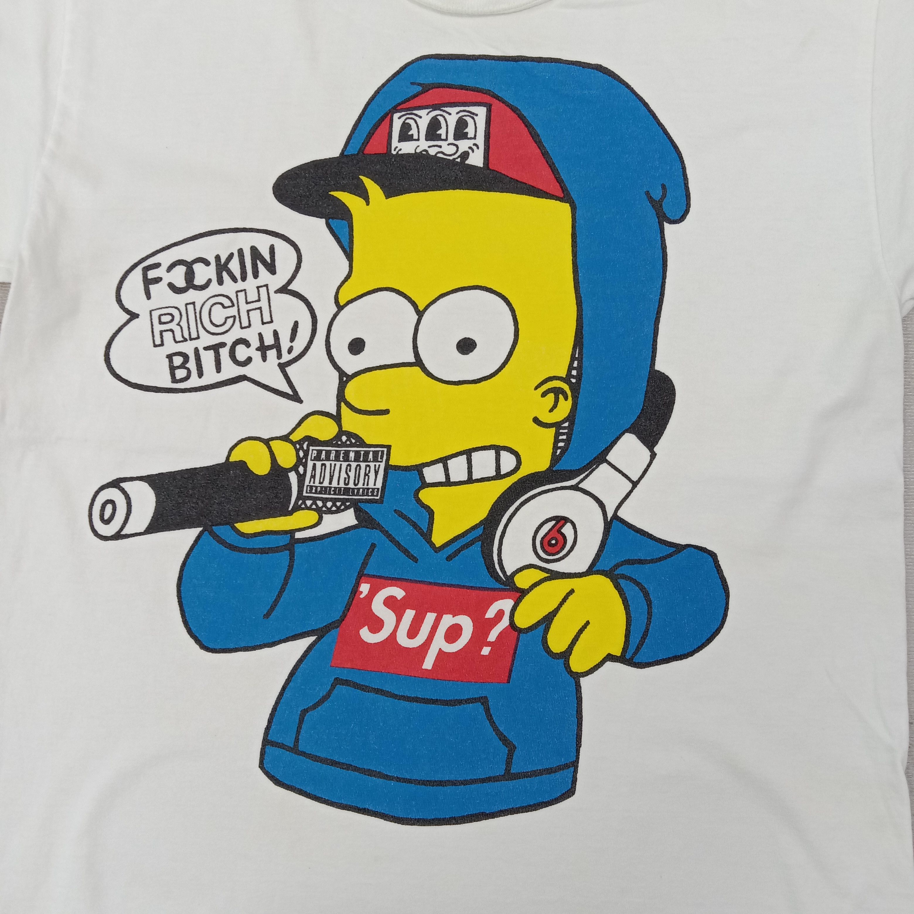 The Simpsons The Simpsons Hip Hop Supreme Style Tshirt C267N30 Size US M / EU 48-50 / 2 - 2 Thumbnail