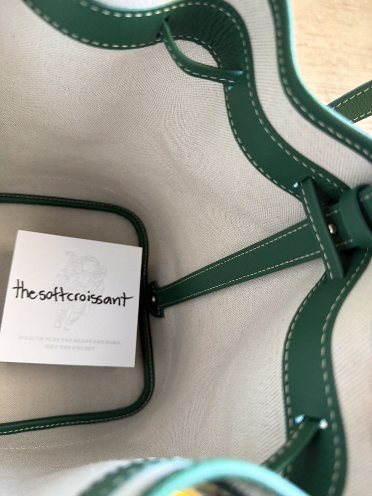 Goyard Goyard Petit Flot Bucket Bag Green Size ONE SIZE - 9 Thumbnail