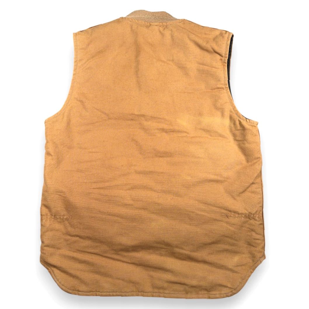 Carhartt VINTAGE Carhartt Vest Adult MEDIUM Brown Duck Canvas USA Union Made Workwear 80s Size US M / EU 48-50 / 2 - 2 Thumbnail