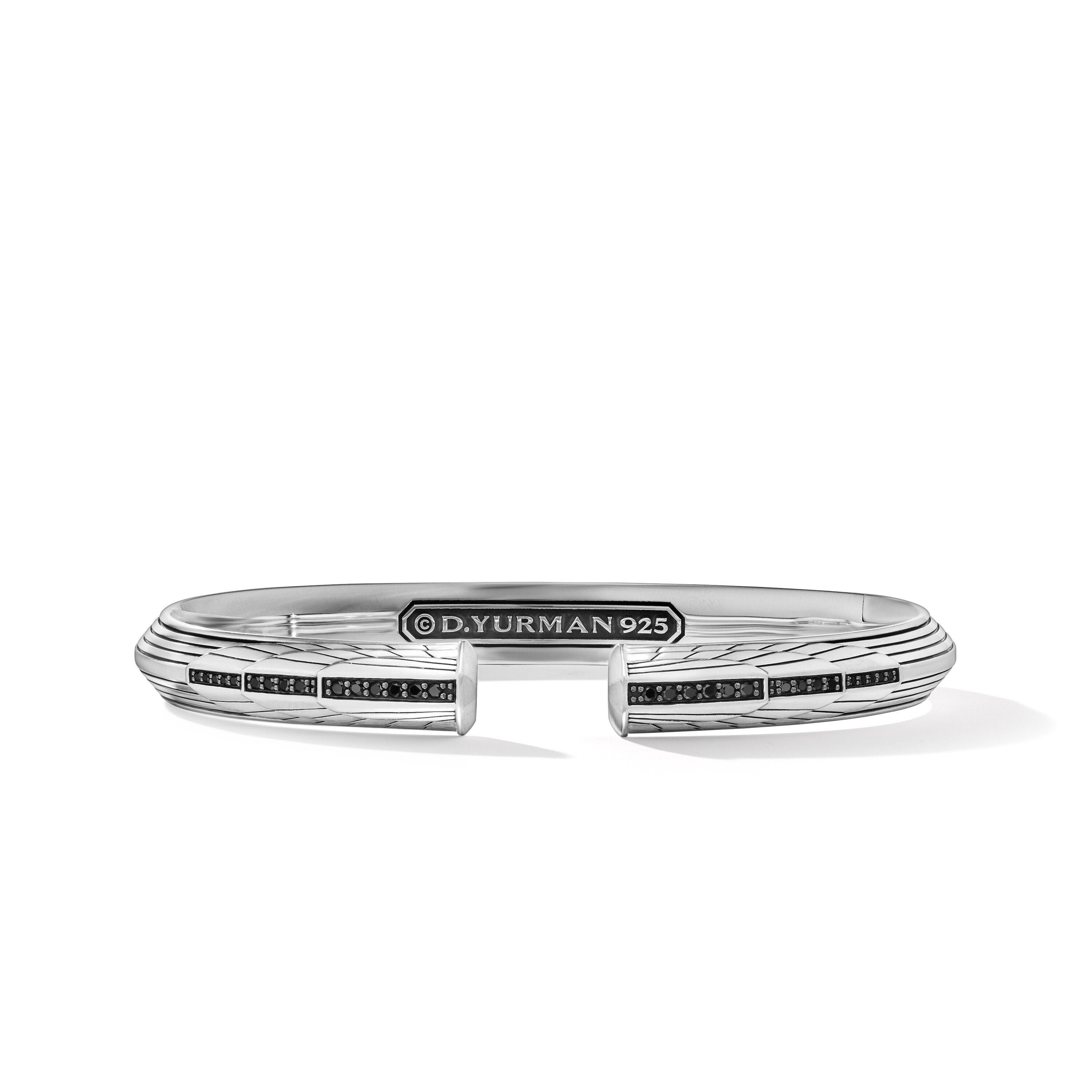 David Yurman oc11z1025 Bracelet in Sterling Silver with Black Diamond Size ONE SIZE - 2 Thumbnail