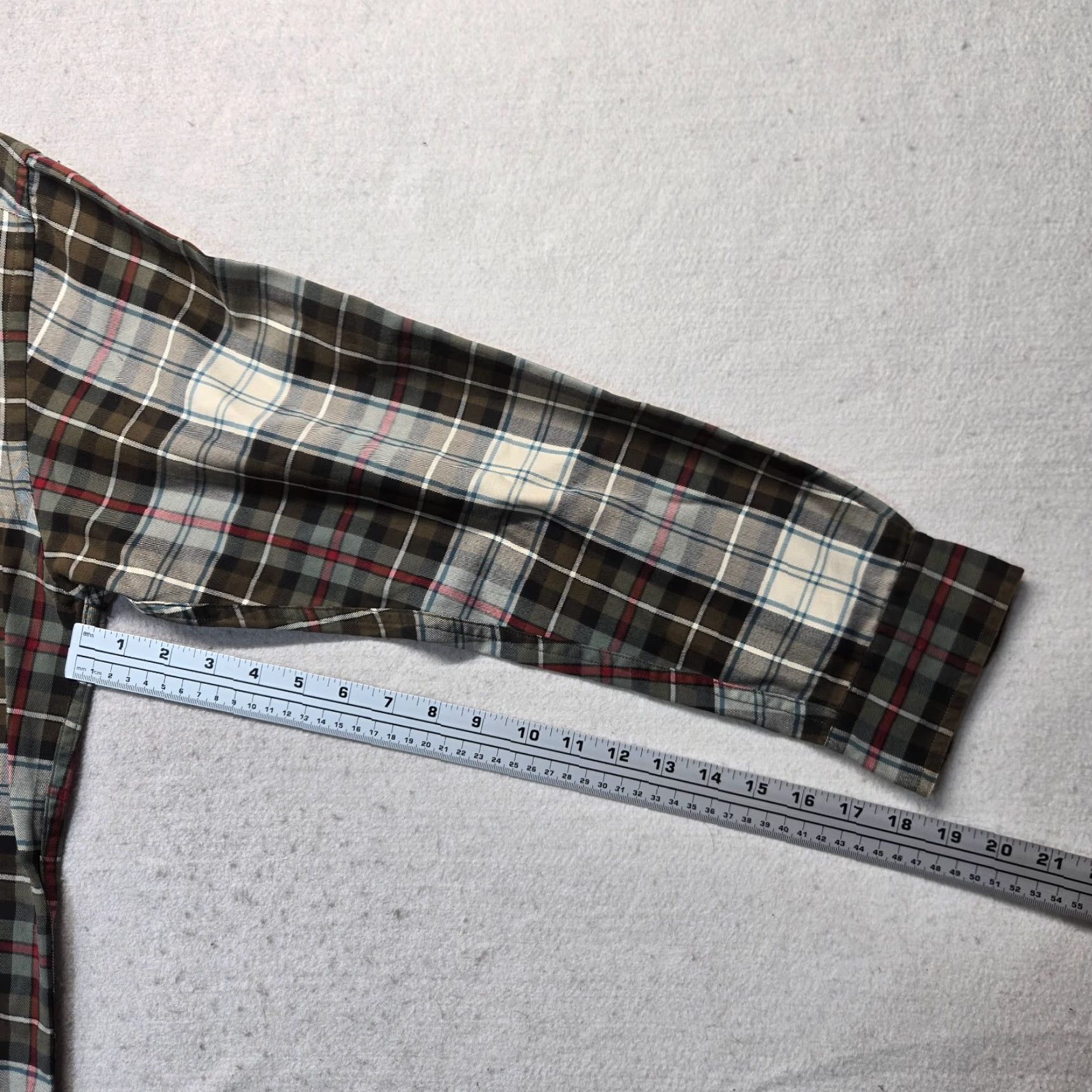 Tommy Hilfiger Tommy Hilfiger Shirt Button-Up Brown Plaid Long Sleeve Adult Mens M Cotton Embroidered Pocketed Collection Size US M / EU 48-50 / 2 - 5 Thumbnail