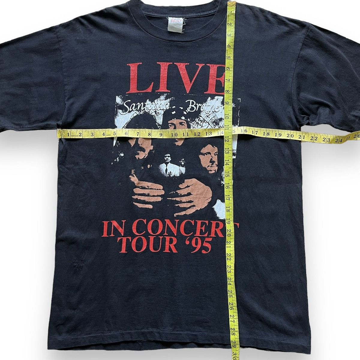 Band Tees × Vintage Rock Santana Brothers In Concert Tour 95 TShirt Size US L / EU 52-54 / 3 - 23 Thumbnail