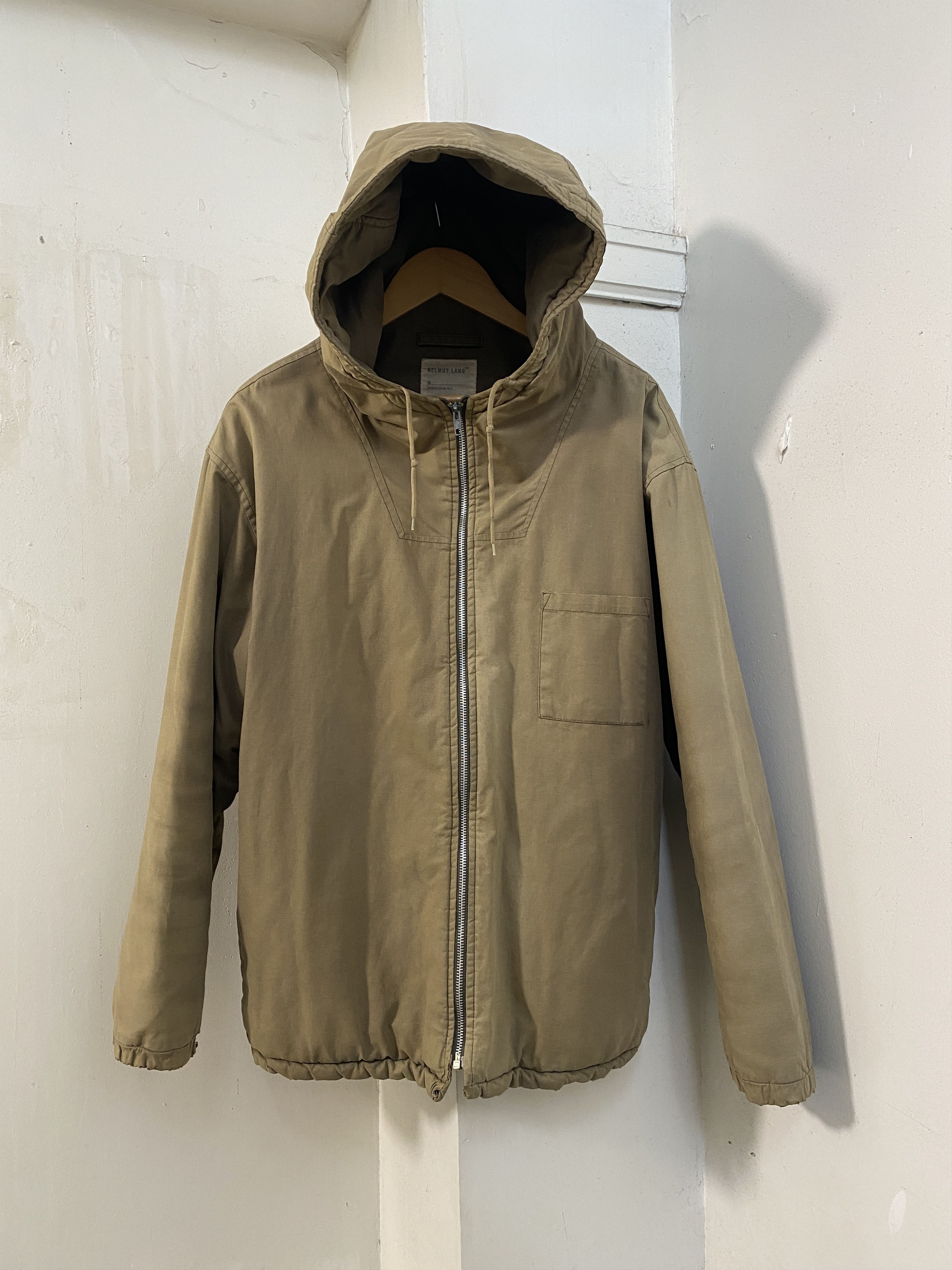 Helmut Lang AW98 VINTAGE COTTON PADDED ZIP UP | Grailed