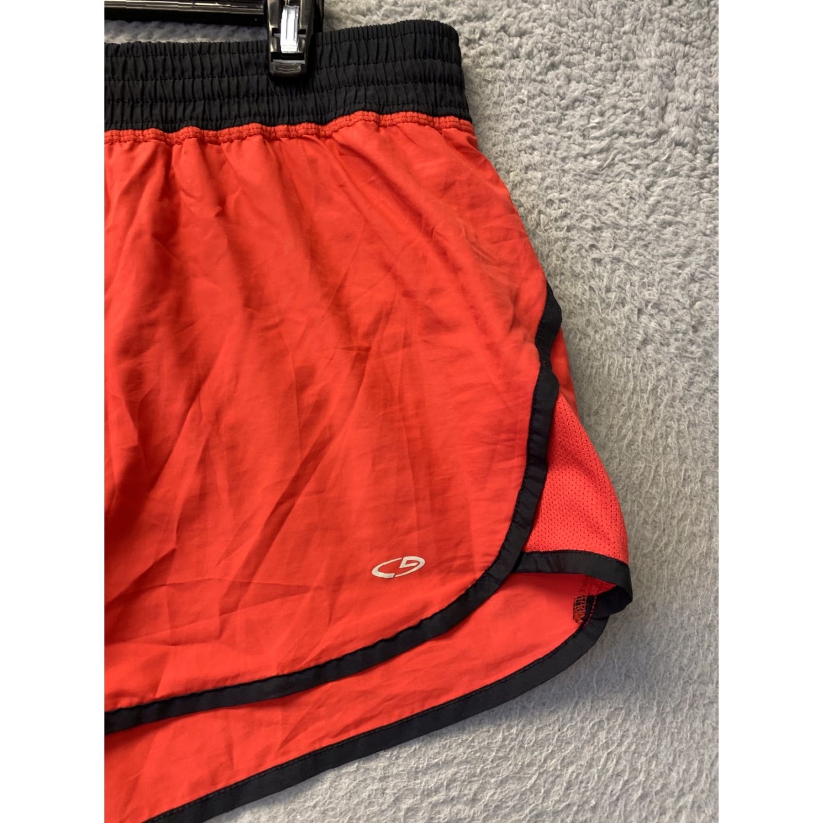 Champion Champion Shorts Women XL Red Running Elastic Waist Cotton Blend 3 in Inseam Size 40" / US 18 - 2 Thumbnail
