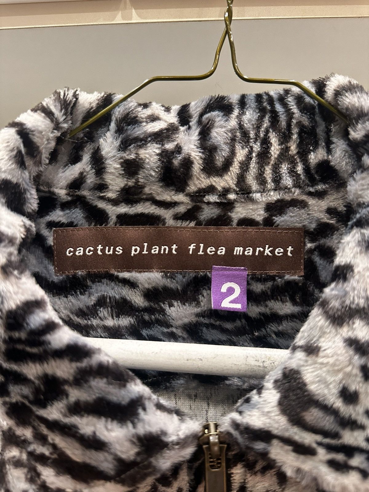 Cactus Plant Flea Market × Human Made Cactus plant flea market human made leopard zip up shirt Size US M / EU 48-50 / 2 - 7 Thumbnail