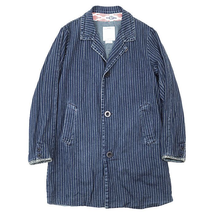 visvim MIES COAT VISVIM mies coat blue 2 VISVIM MIES COAT (indigo