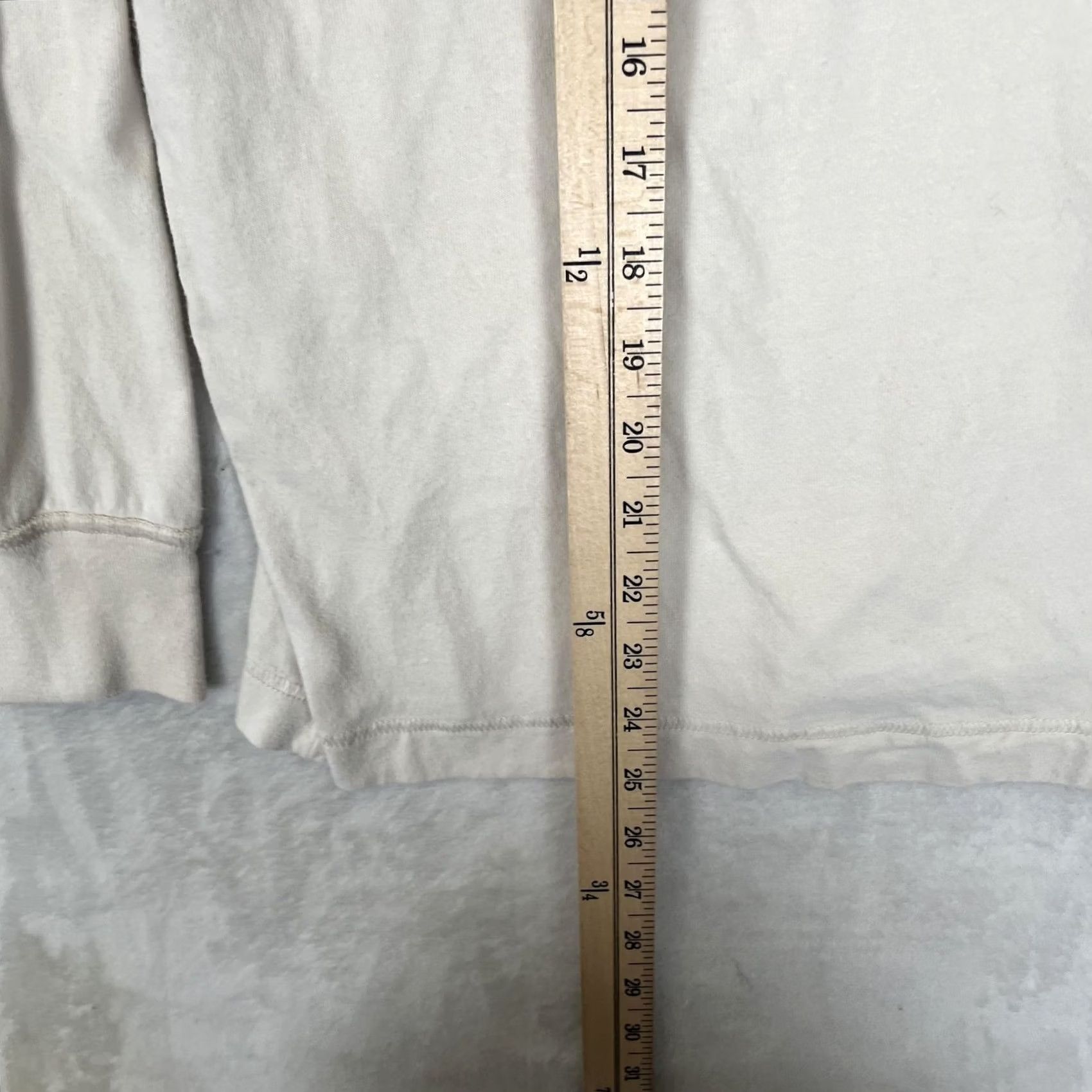 Abercrombie & Fitch Abercrombie & Fitch Long Sleeve T-Shirt Mens Small Beige Soft Essentials Size US S / EU 44-46 / 1 - 3 Thumbnail