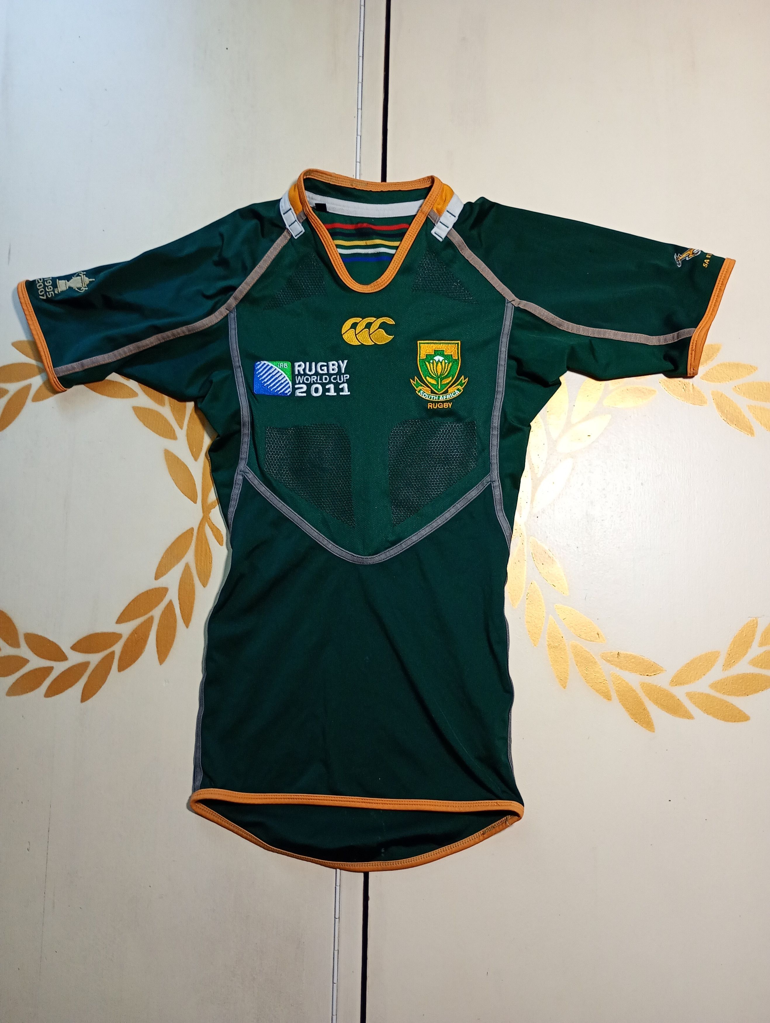 Canterbury of New Zealand Canterbury SA Rugby World Cup 2011 Jersey Size US M / EU 48-50 / 2 - 1 Thumbnail