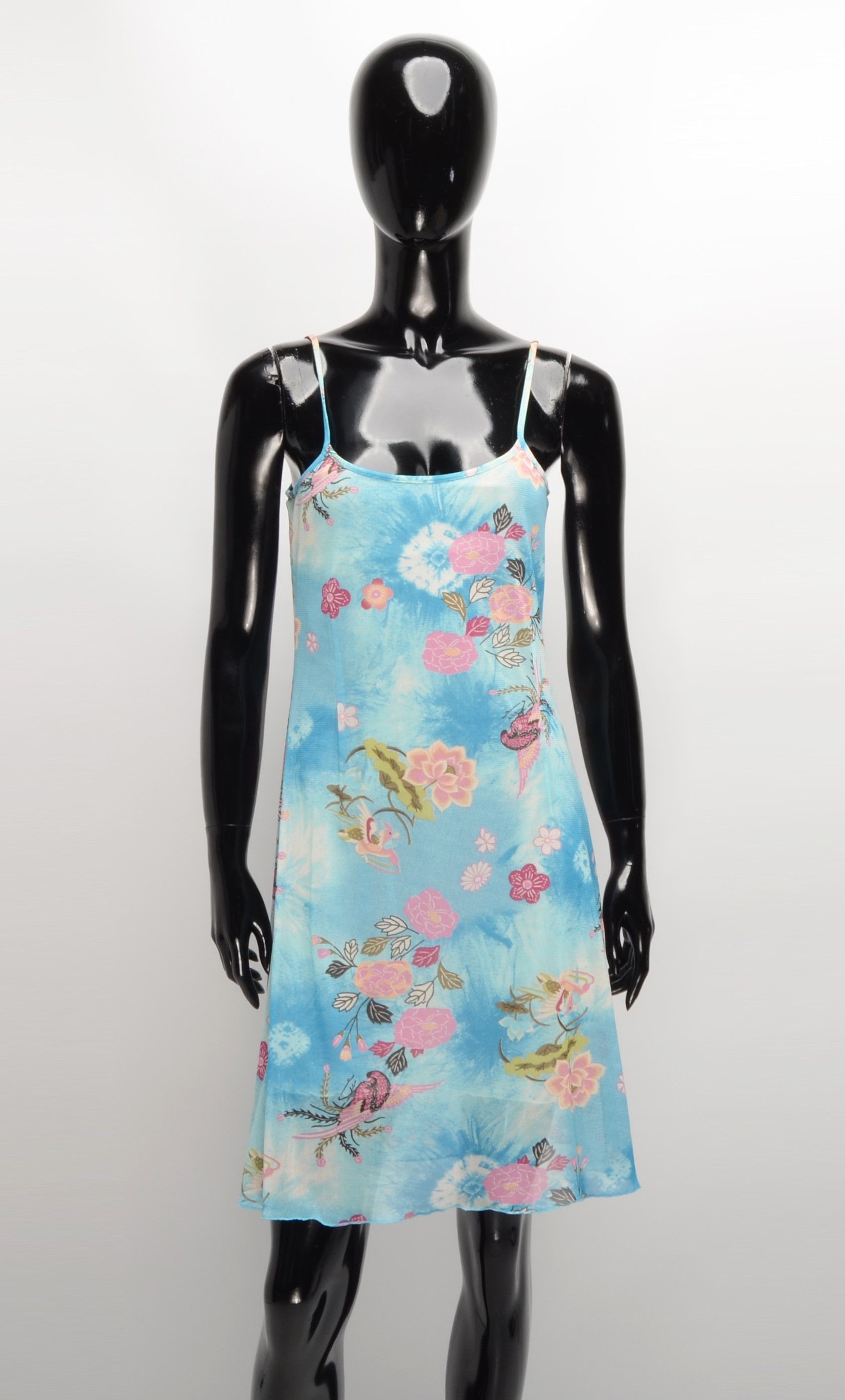 Vintage Vintage Just Me Mesh Printed Sleep Dress Size M / US 6-8 / IT 42-44 - 1 Thumbnail