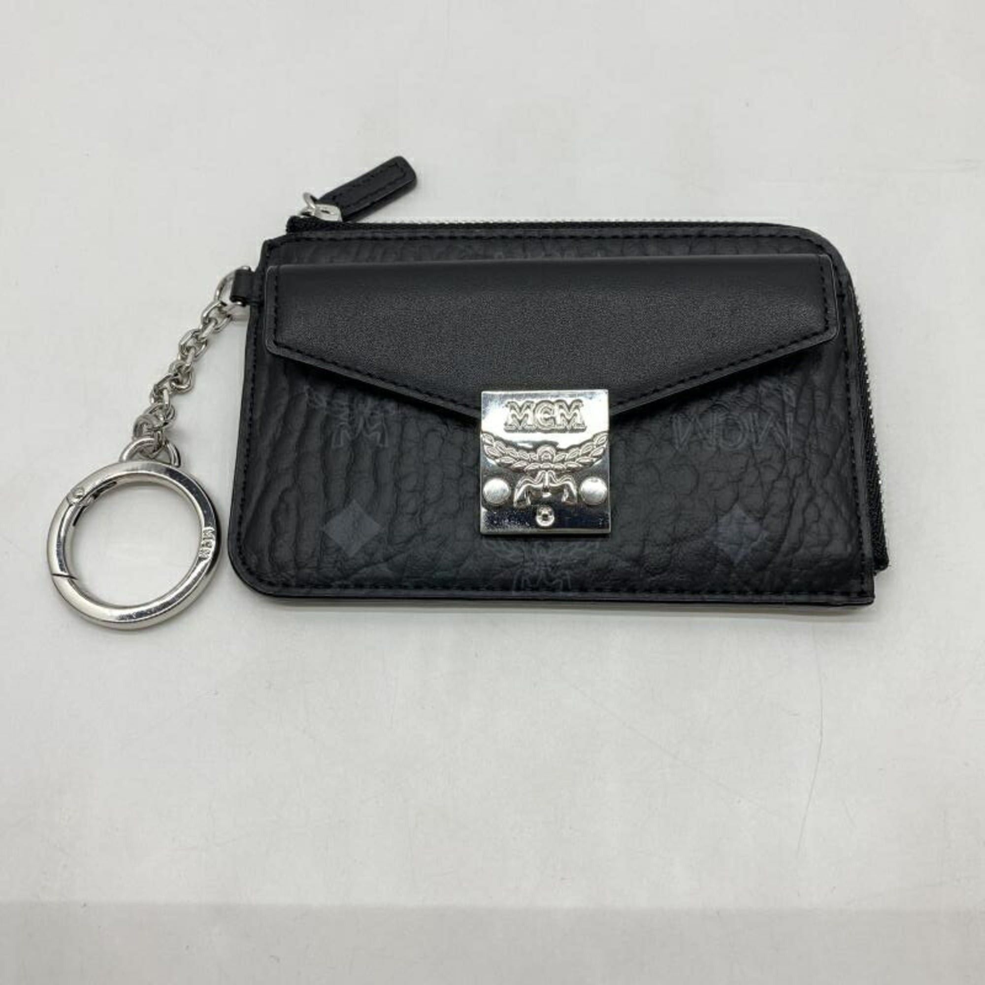 MCM MCM Mini Tracy Wallet/Coin Case, Black Size ONE SIZE - 1 Thumbnail