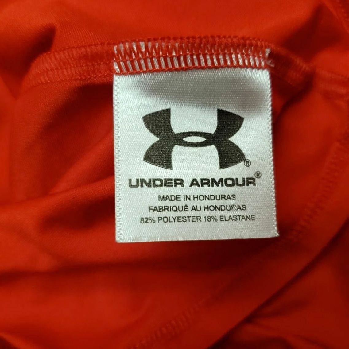 Under Armour Under Armour Pullover Womens L Red 18% Spandex Performance Stretch Sleeveless T-Shirt" Size L / US 10 / IT 46 - 5 Thumbnail