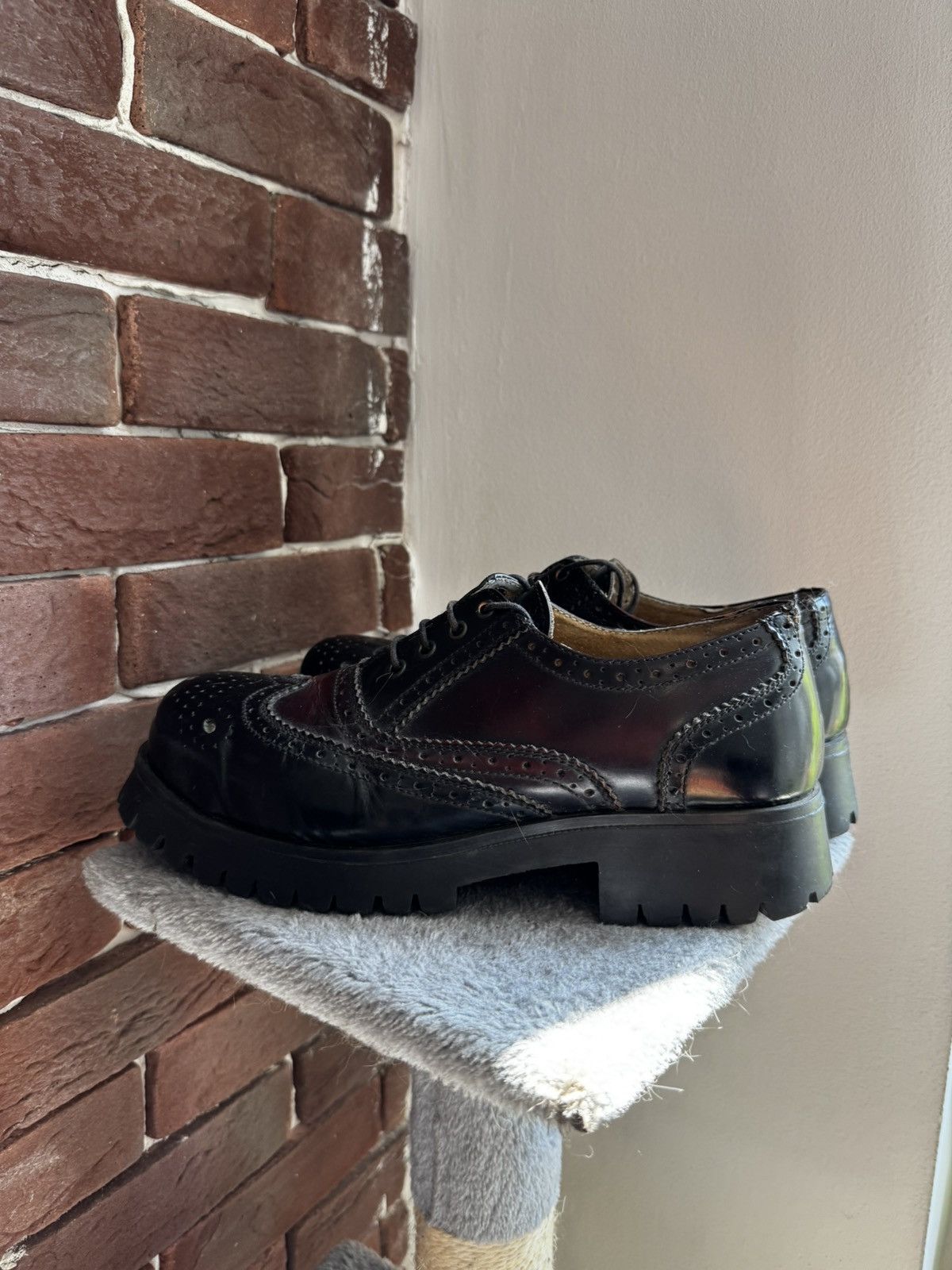 Leather Rare Vintage Ranger Avant Garde Platform Derby Leather Boots Size US 9 / EU 42 - 4 Thumbnail