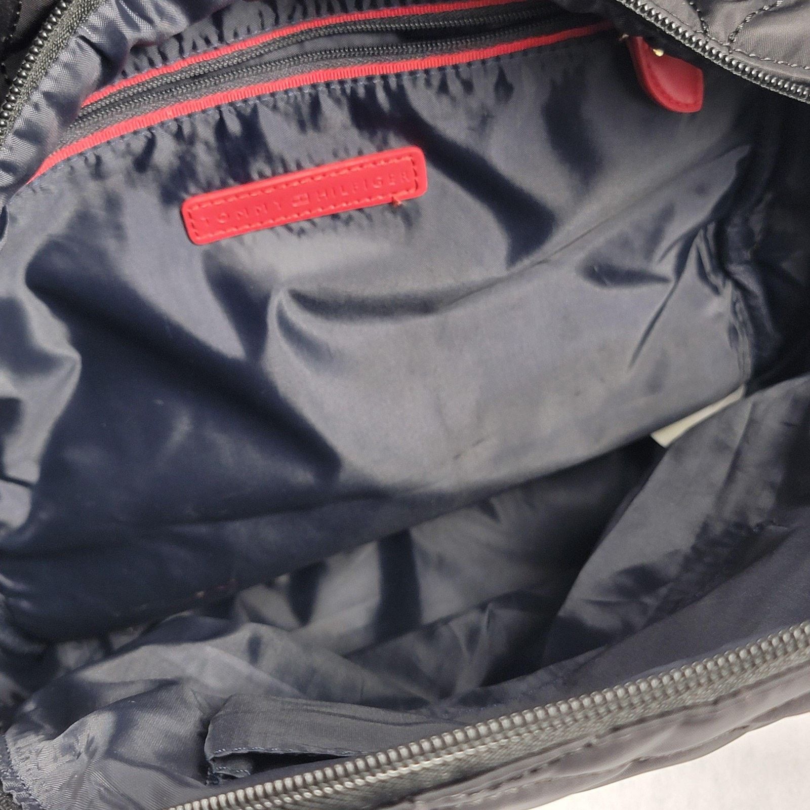 Tommy Hilfiger Tommy Hilfiger Backpack Womens Black Quilted Mini Bag Nylon Size ONE SIZE - 13 Thumbnail