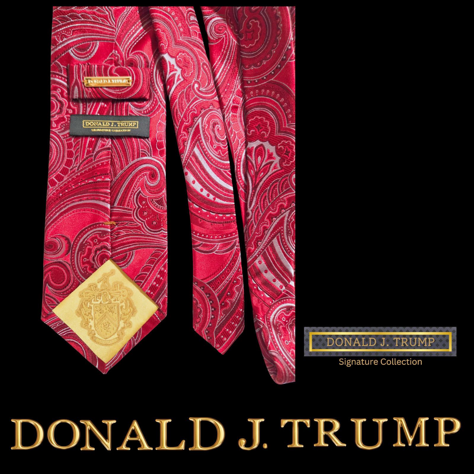 Other Donald Trump Tie Presidential Memorabilia Red Patriotic Size ONE SIZE - 3 Thumbnail