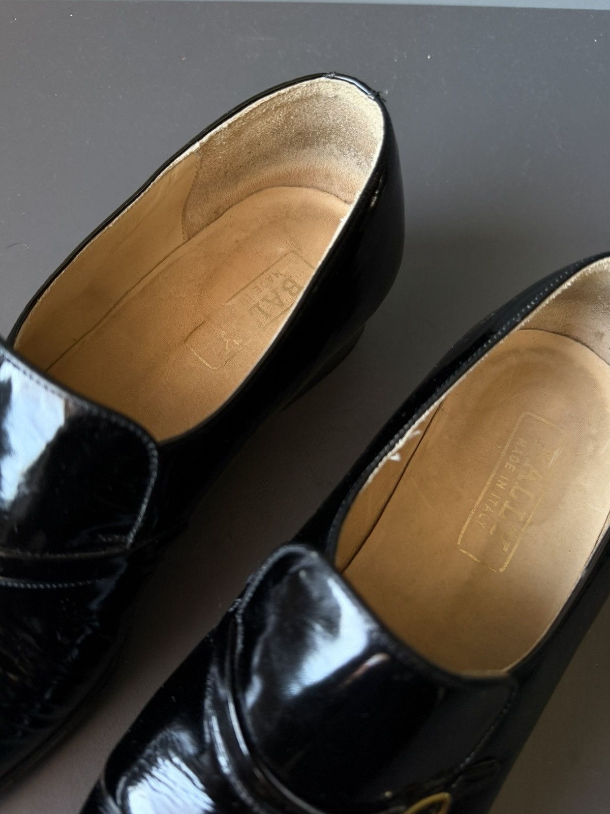 Bally Bally Patent Leather Monk Strap Shoes Classic Formal Size US 8 / EU 41 - 4 Thumbnail