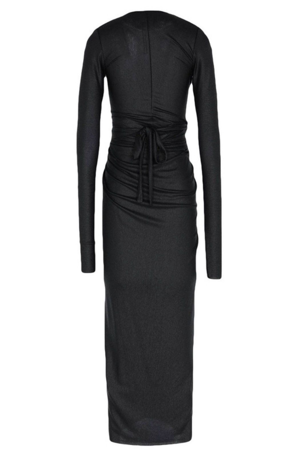 Rick Owens Rick Owens Lilies SS21 Black Draped Wrap Maxi Dress IT 40 Size S / US 4 / IT 40 - 3 Thumbnail