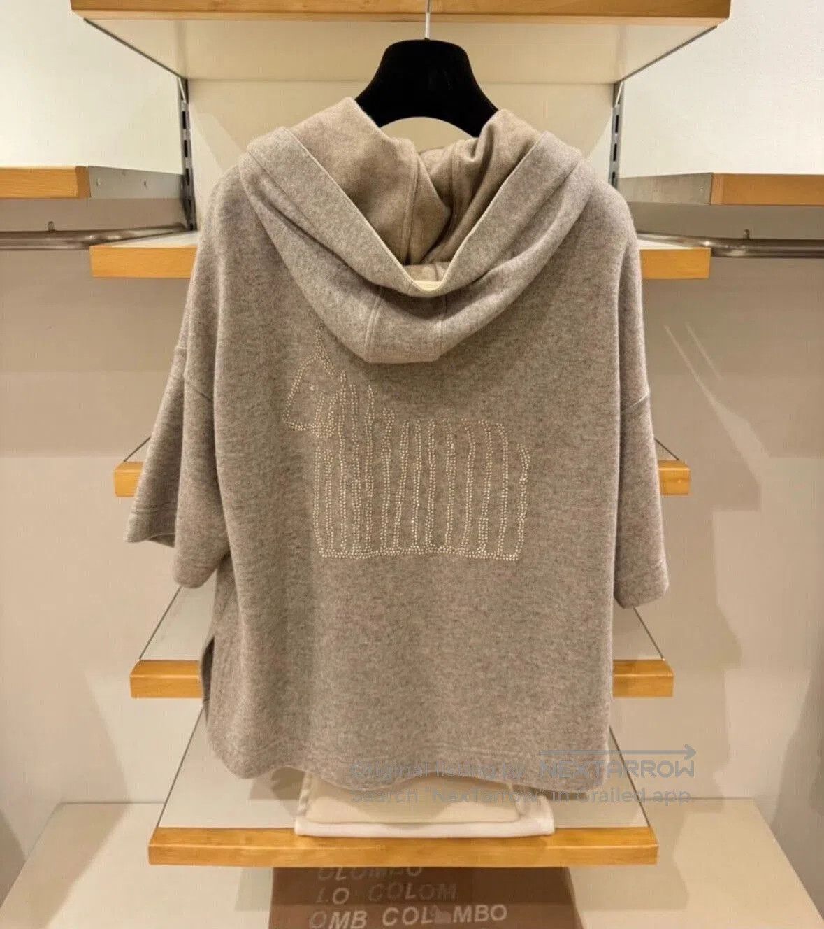 Colombo COLOMBO Women's Cashmere Hoodie Sweater. Size M / US 6-8 / IT 42-44 - 2 Thumbnail